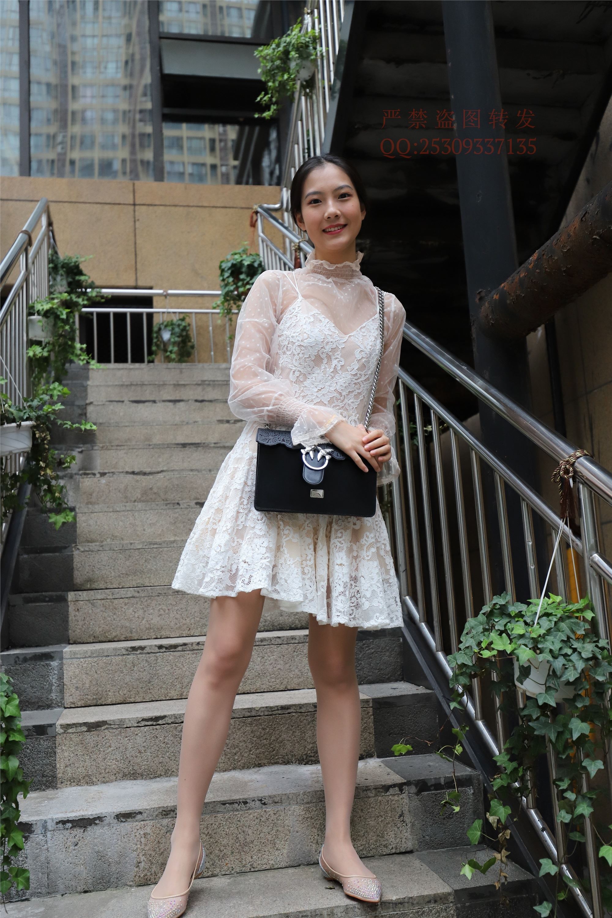 大西瓜套图 2018 7.8月活动模特一服务员户外肉si2