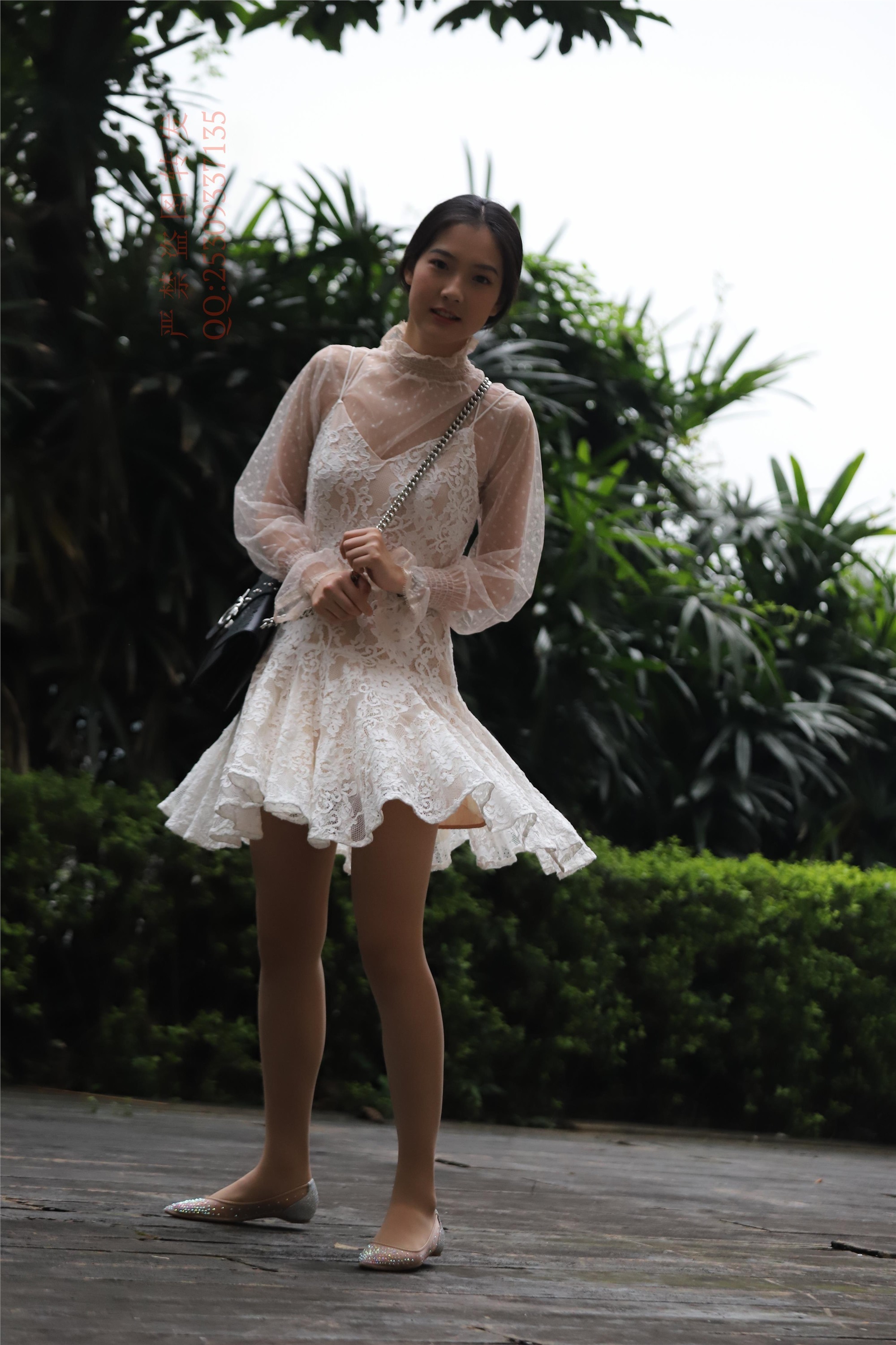 大西瓜套图 2018 7.8月活动模特一服务员户外肉si2