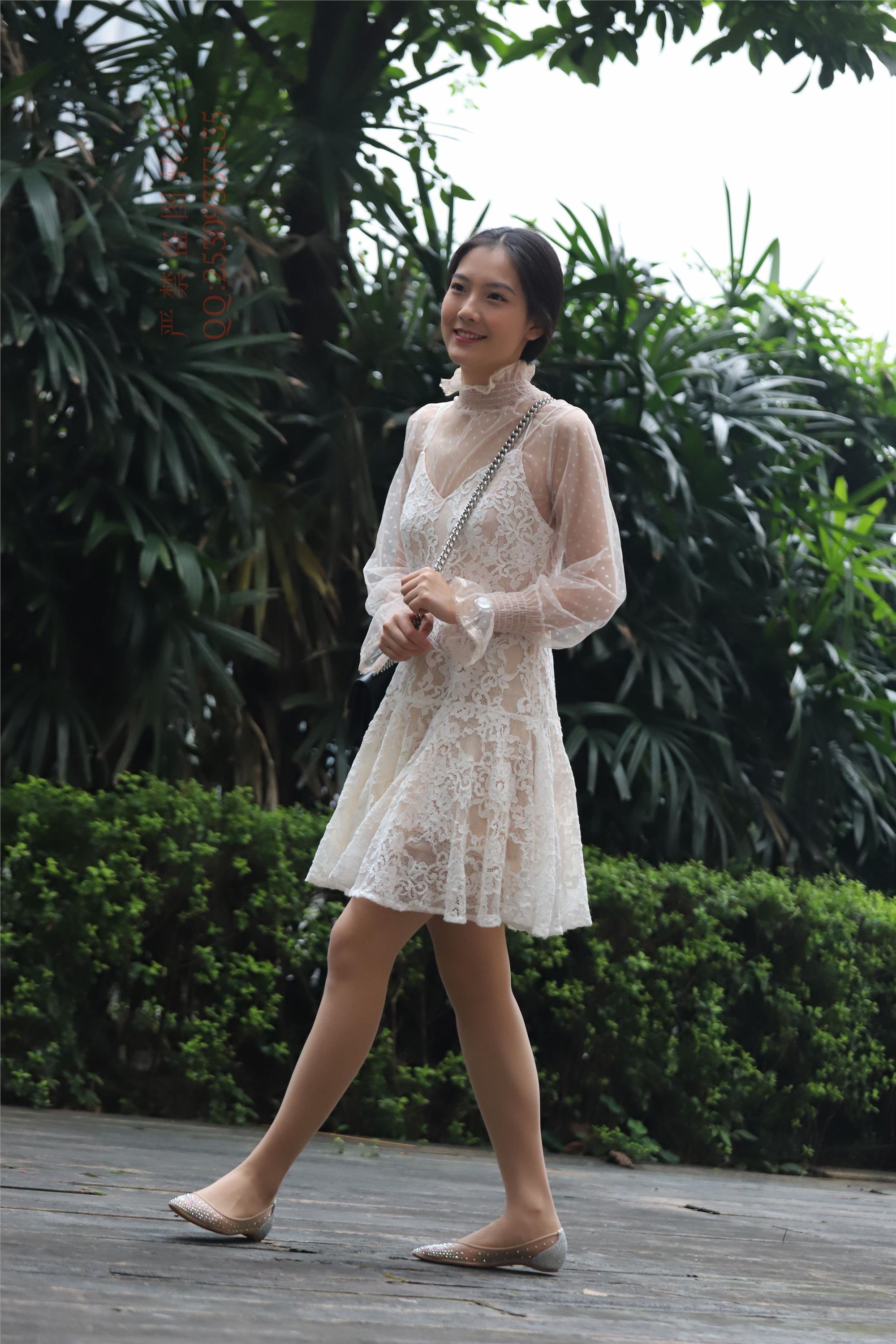 大西瓜套图 2018 7.8月活动模特一服务员户外肉si2