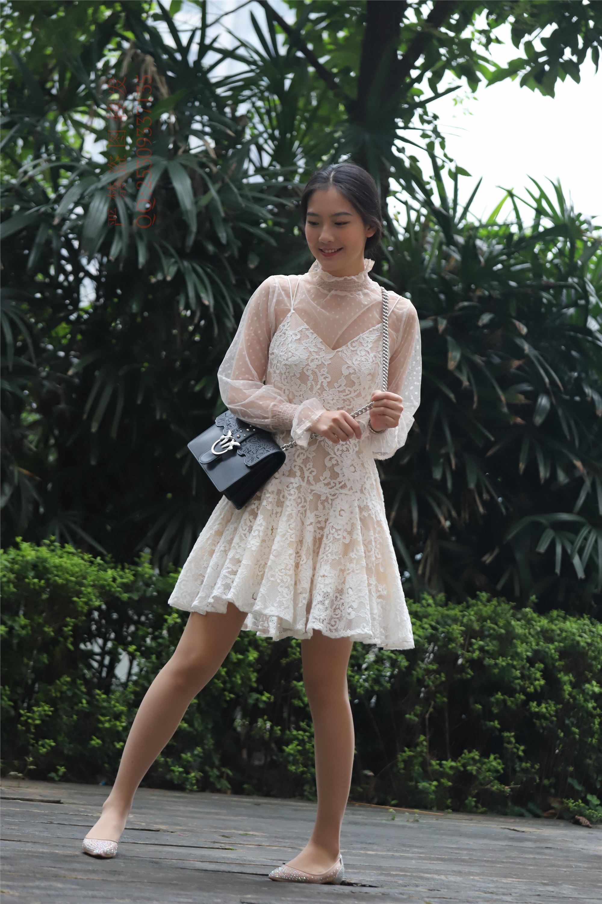 大西瓜套图 2018 7.8月活动模特一服务员户外肉si2