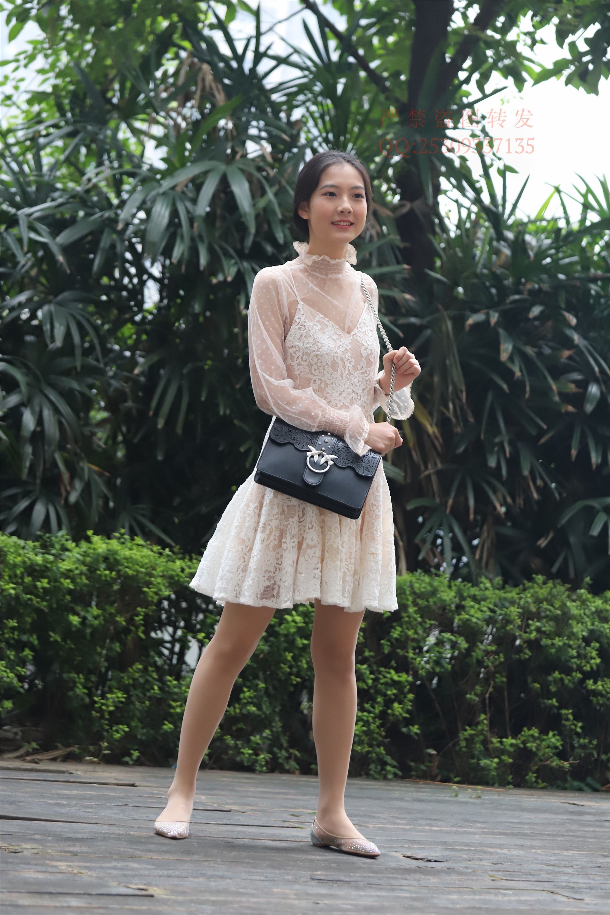 大西瓜套图 2018 7.8月活动模特一服务员户外肉si2