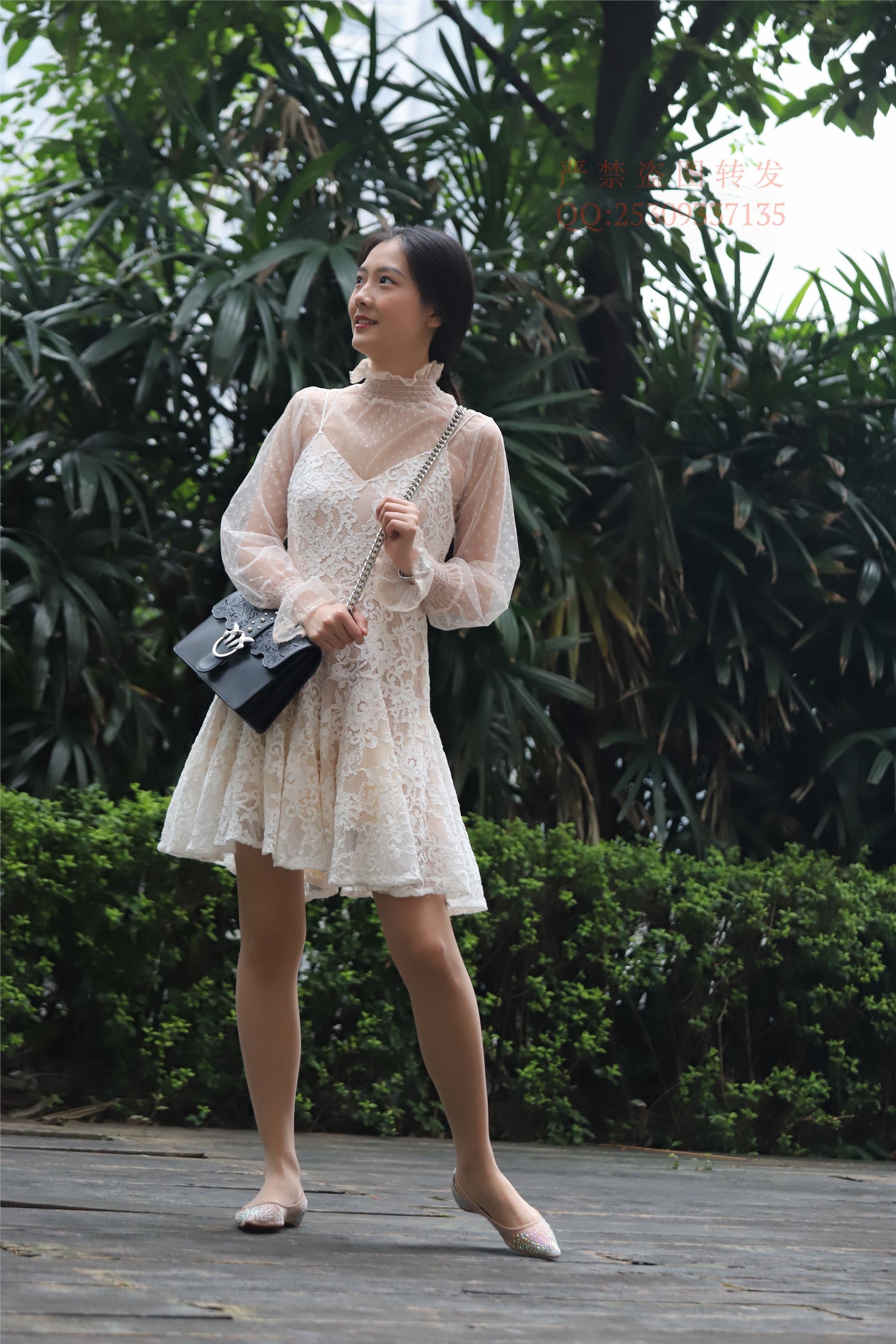 大西瓜套图 2018 7.8月活动模特一服务员户外肉si2