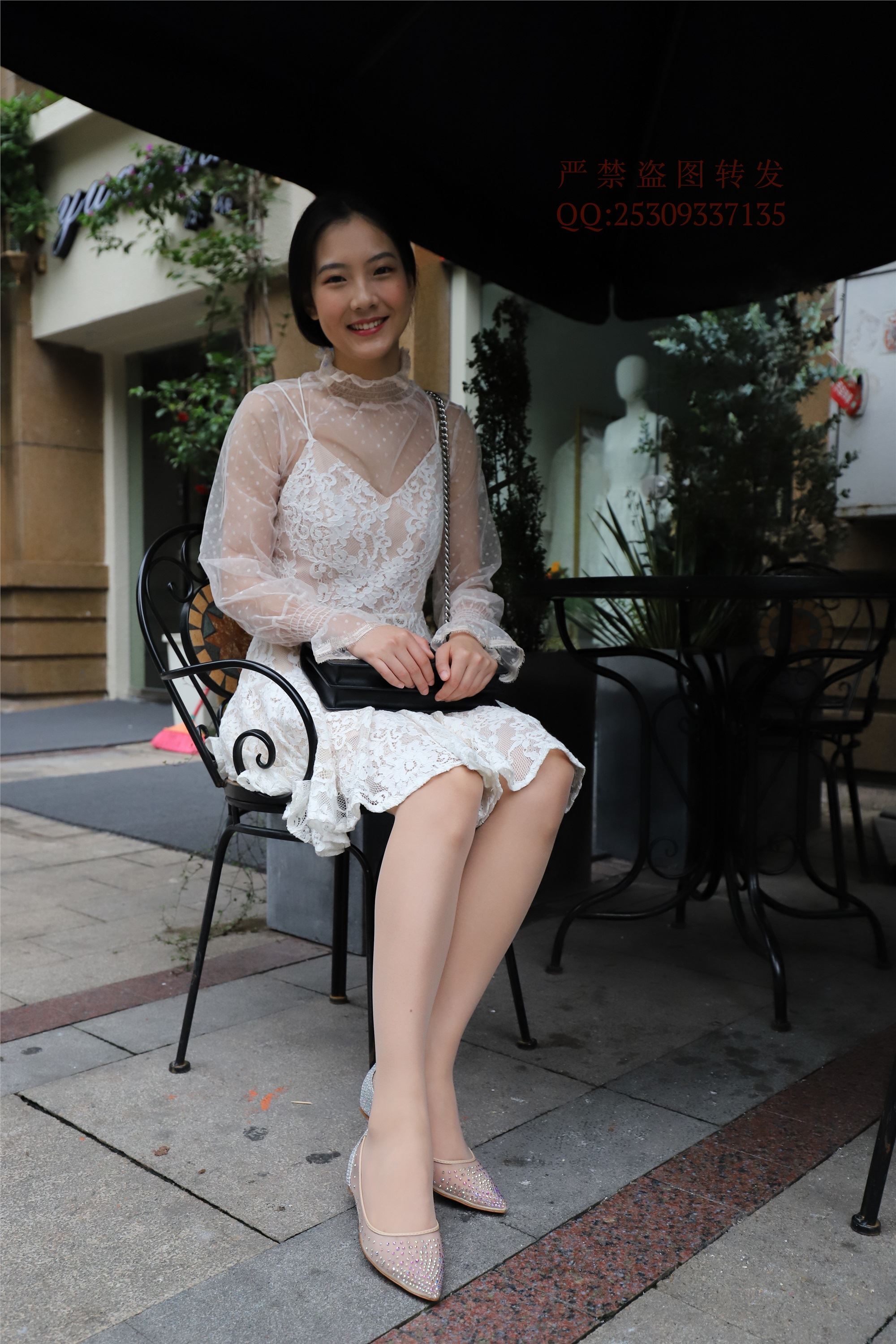 大西瓜套图 2018 7.8月活动模特一服务员户外肉si2