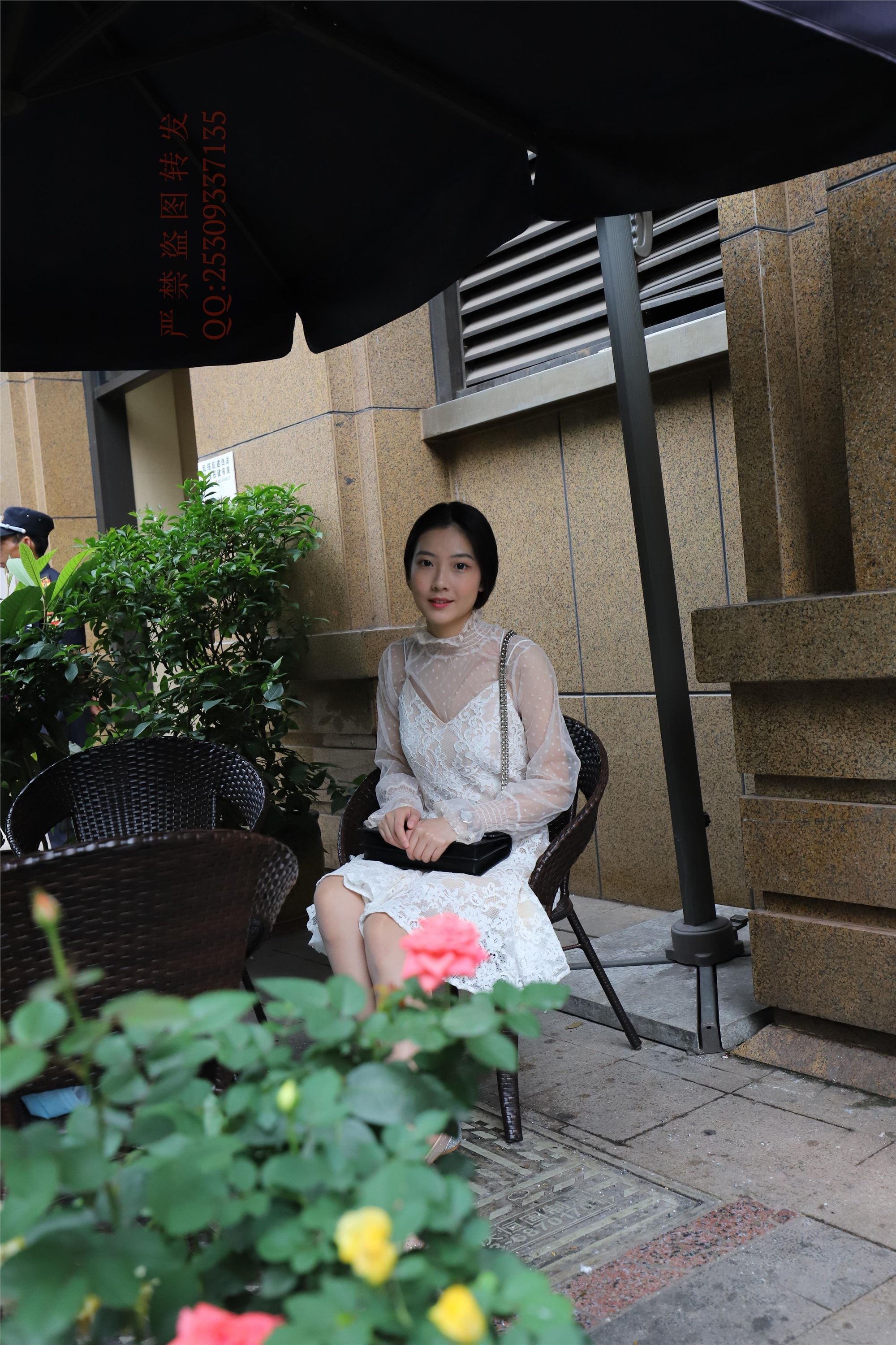 大西瓜套图 2018 7.8月活动模特一服务员户外肉si2