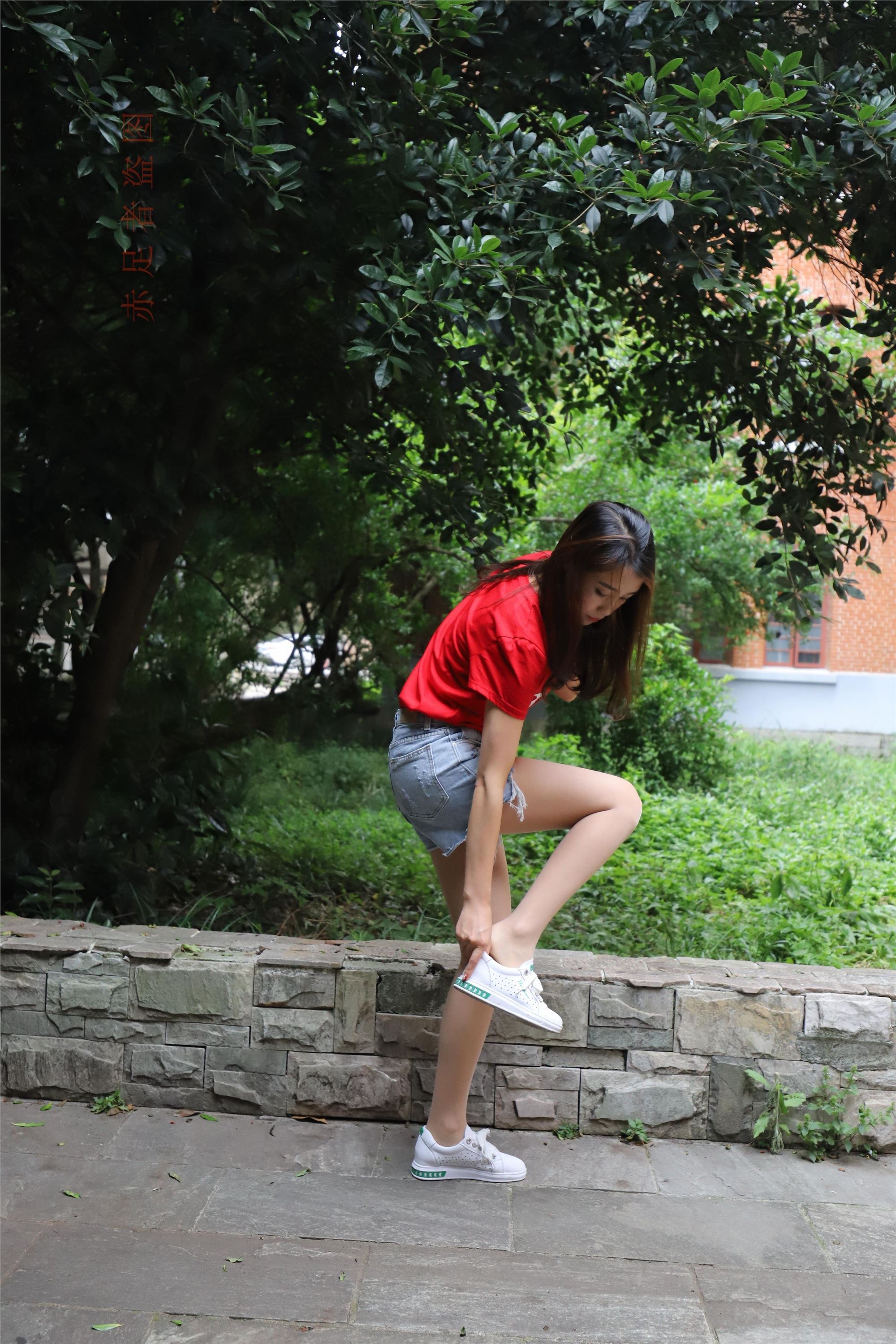 大西瓜套图 2018 6月活动模特1   长si 船袜(两套）1