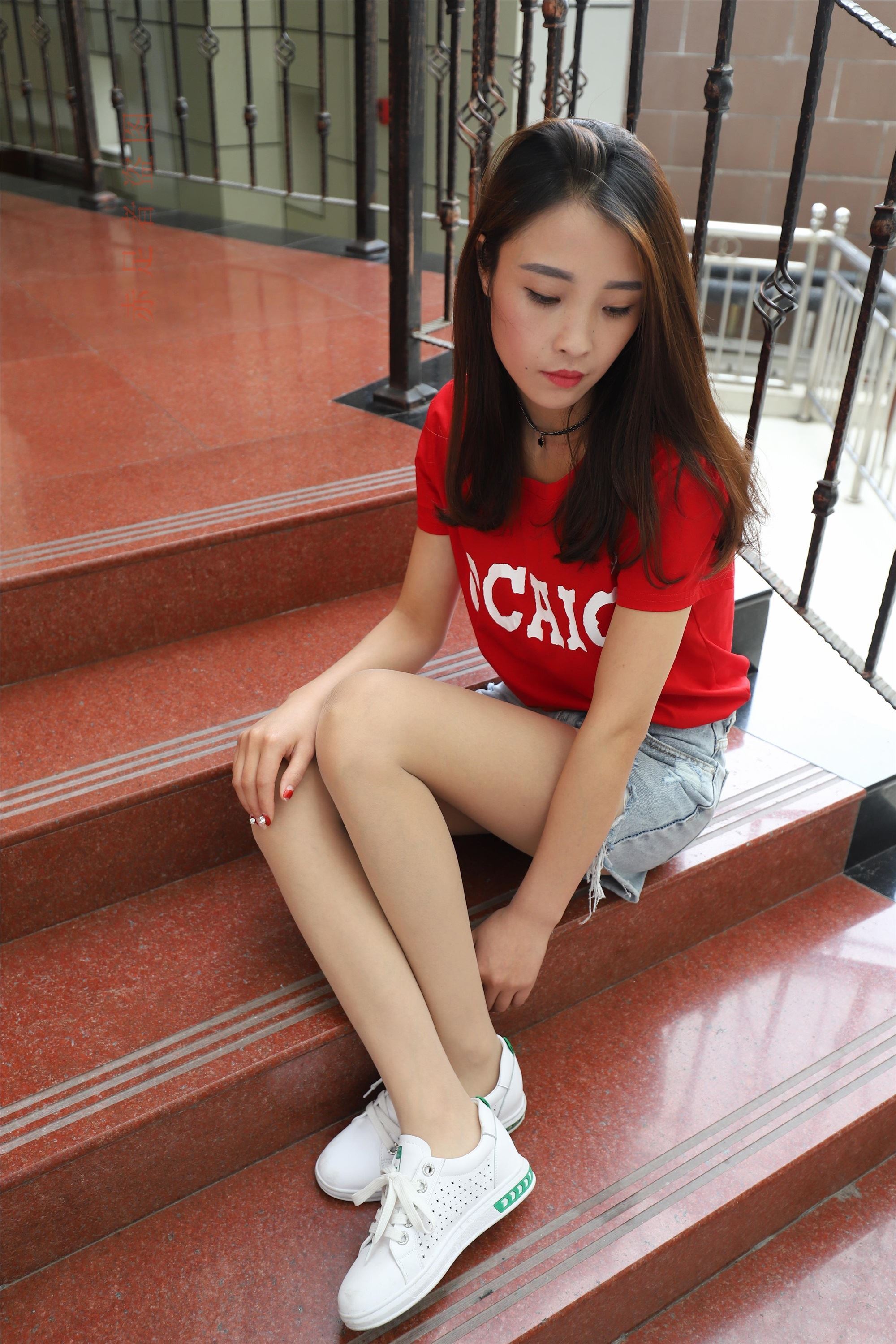 大西瓜套图 2018 6月活动模特1   长si 船袜(两套）1