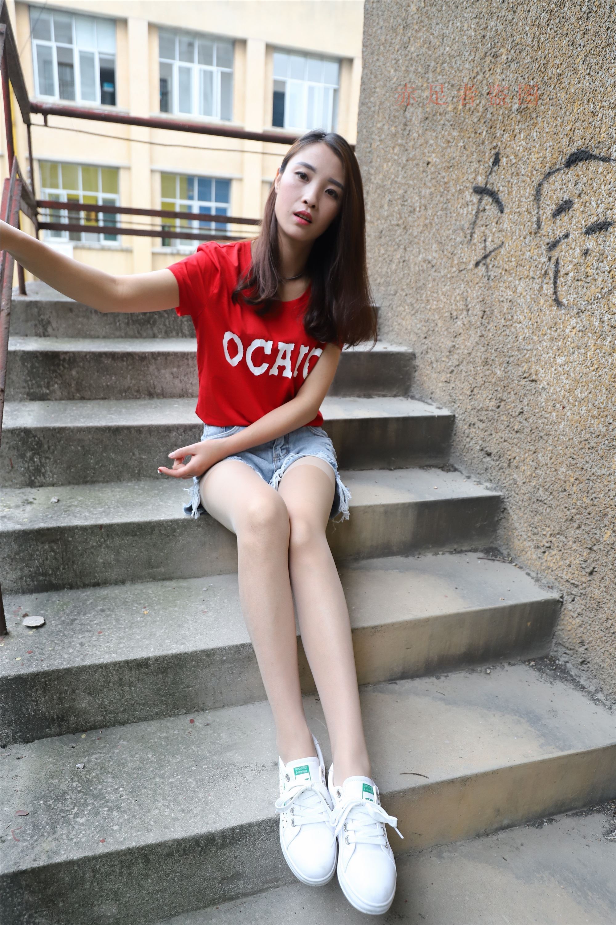 大西瓜套图 2018 6月活动模特1   长si 船袜(两套）1