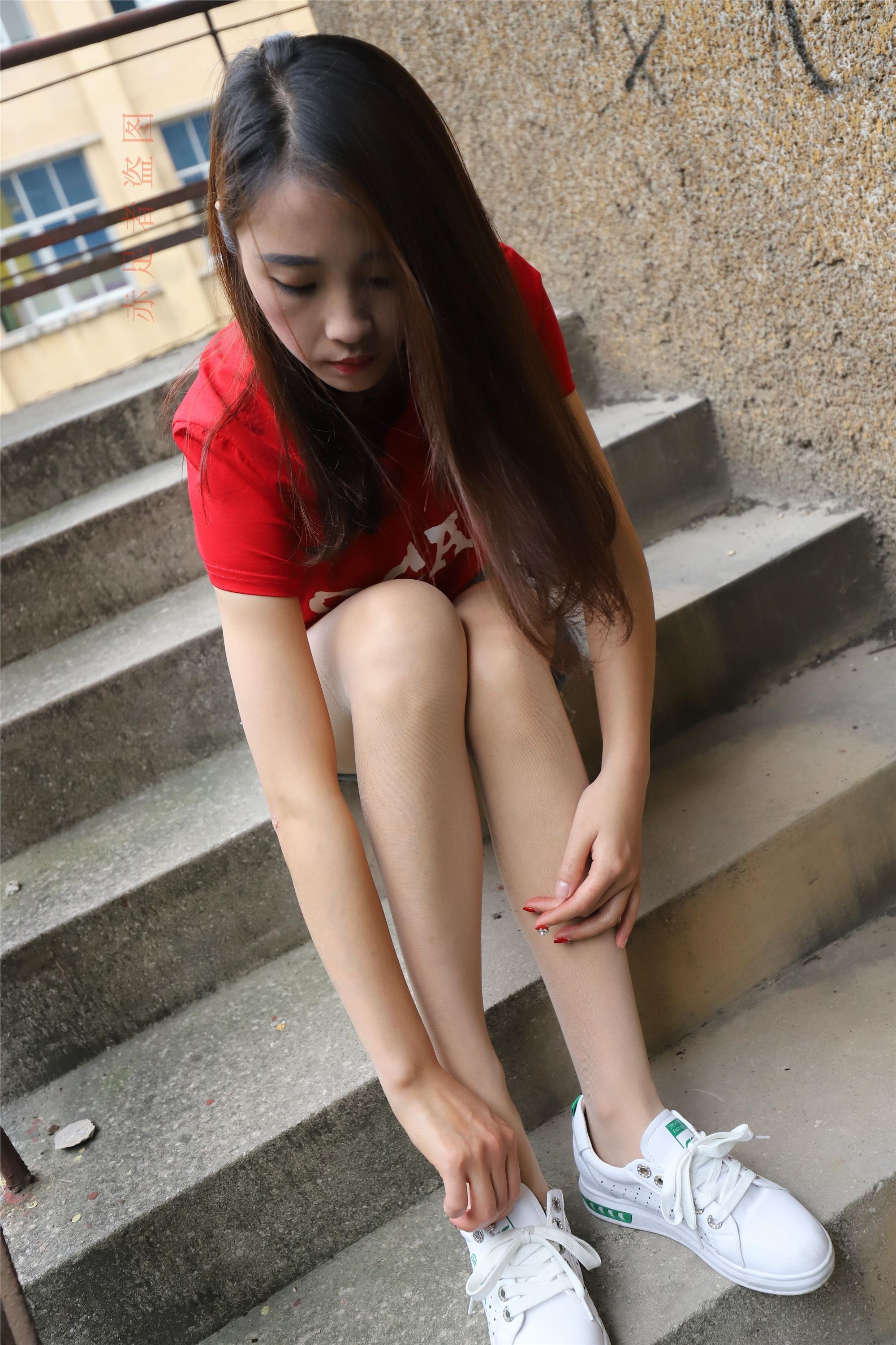 大西瓜套图 2018 6月活动模特1   长si 船袜(两套）1