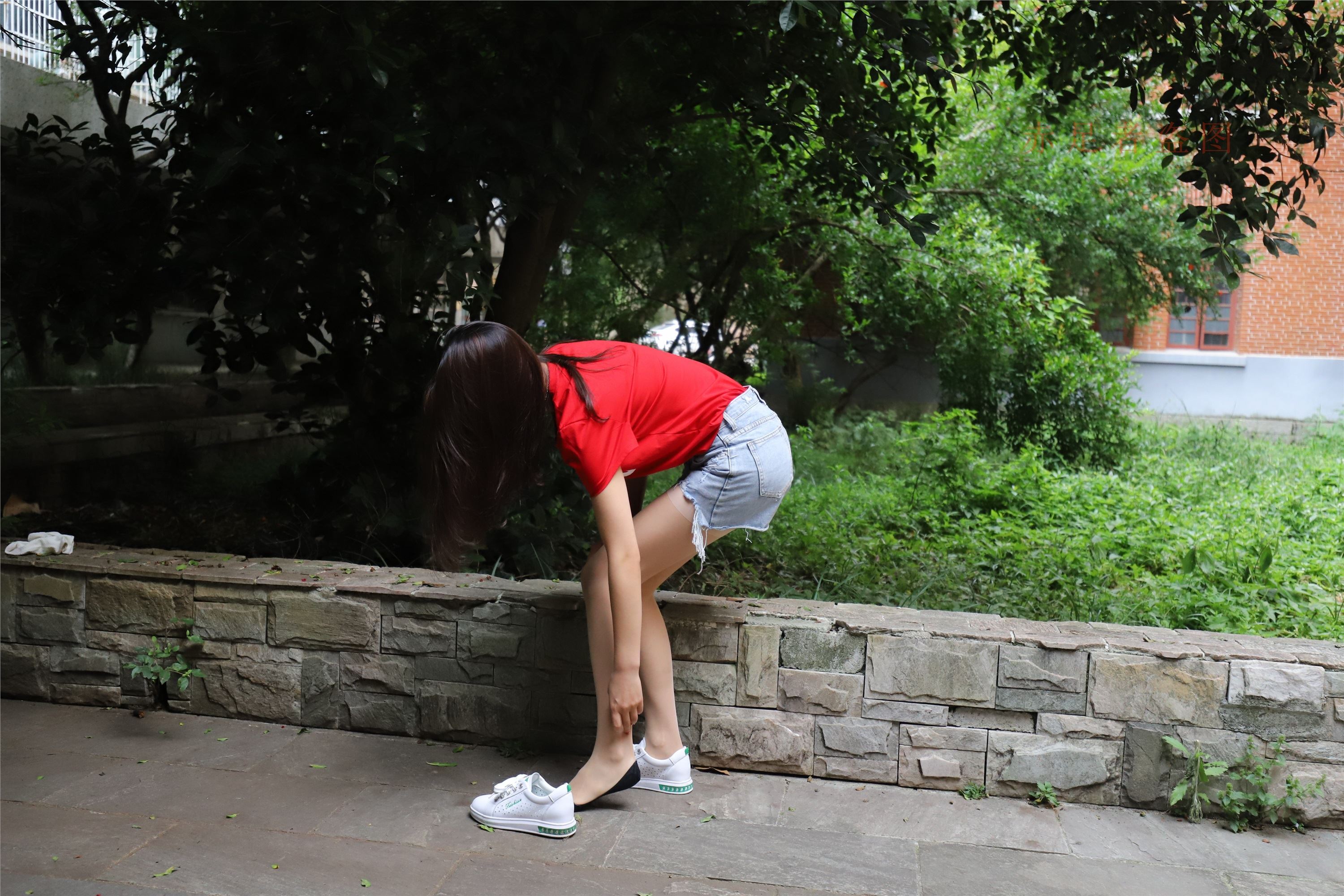 大西瓜套图 2018 6月活动模特1   长si 船袜(两套）1