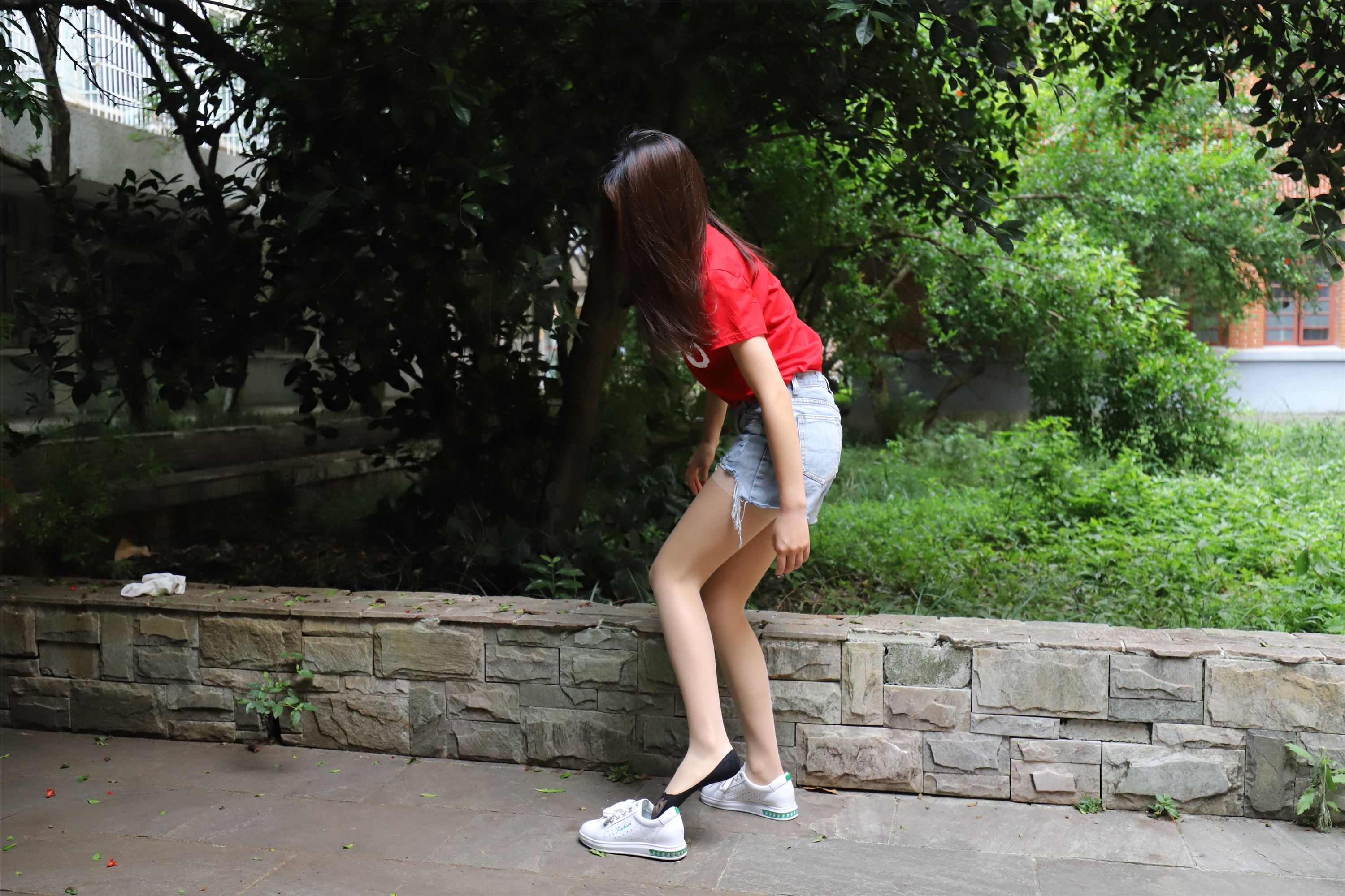 大西瓜套图 2018 6月活动模特1   长si 船袜(两套）1