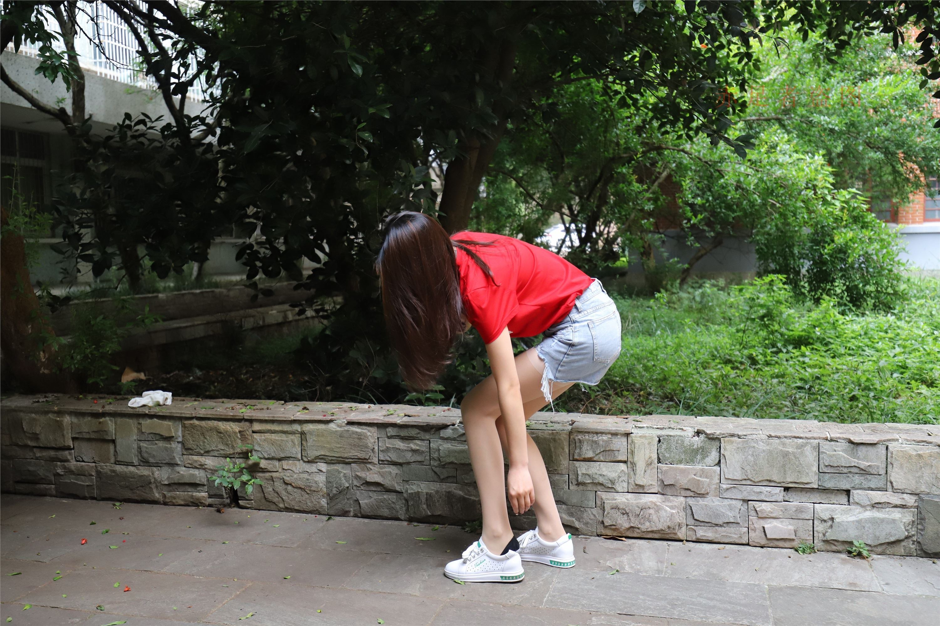 大西瓜套图 2018 6月活动模特1   长si 船袜(两套）1