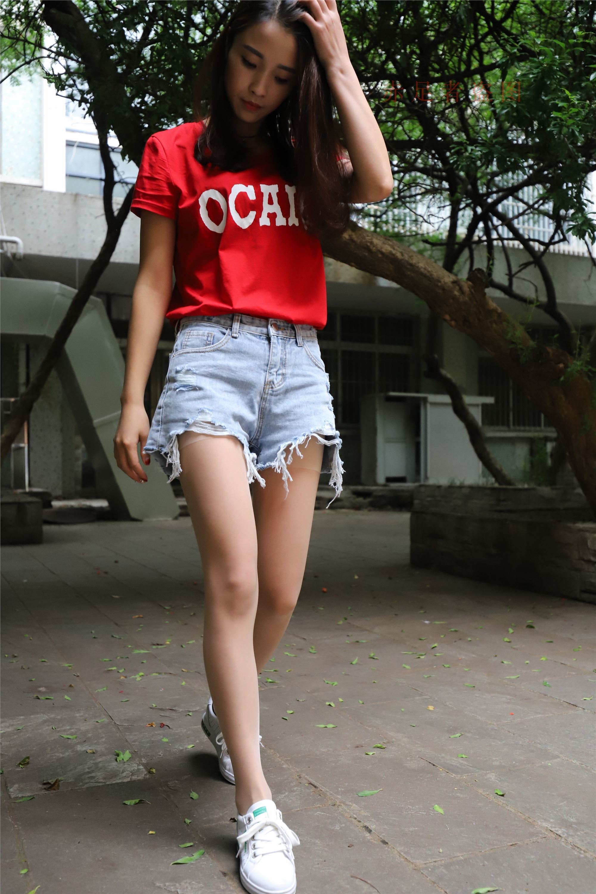 大西瓜套图 2018 6月活动模特1   长si 船袜(两套）1