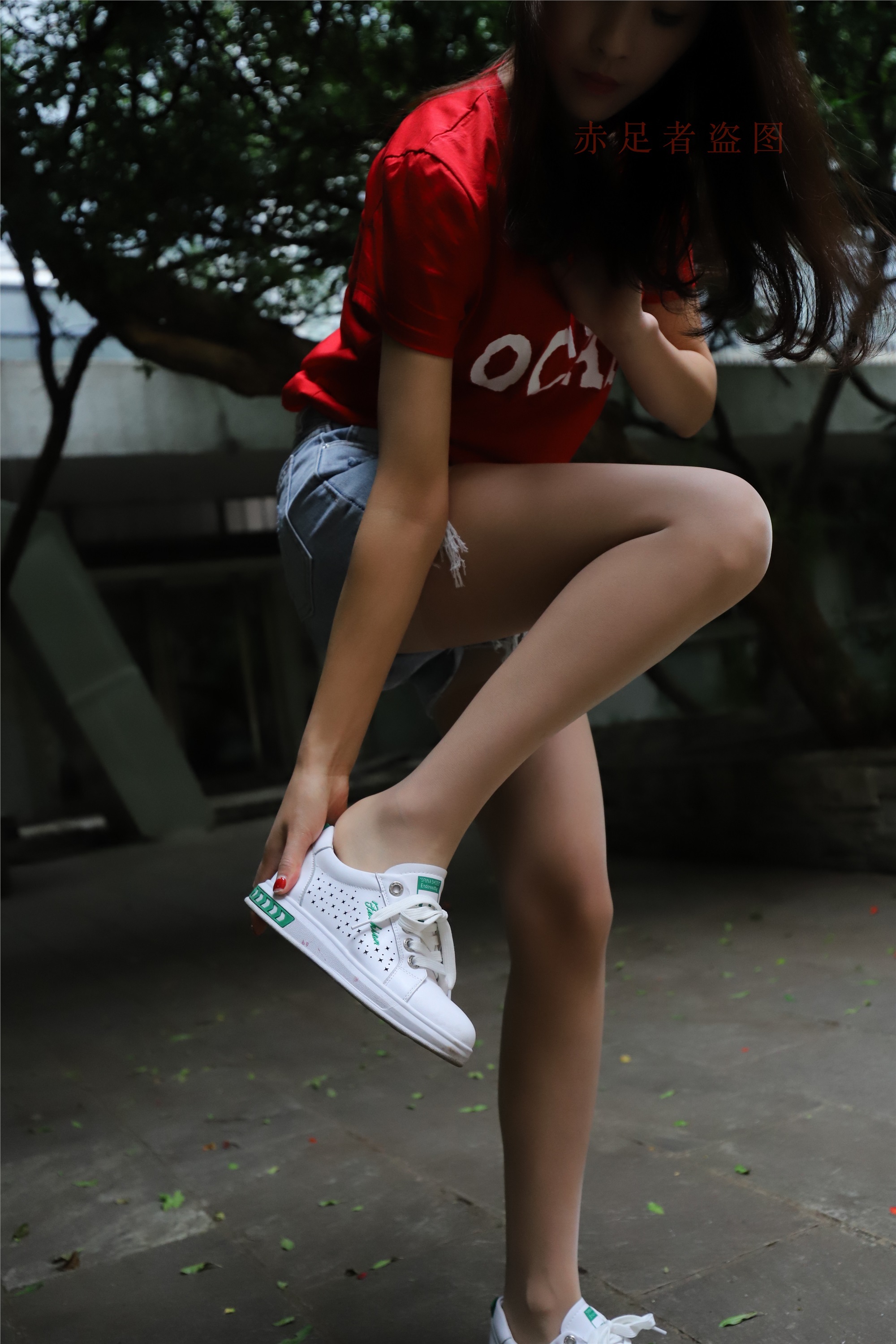 大西瓜套图 2018 6月活动模特1   长si 船袜(两套）1