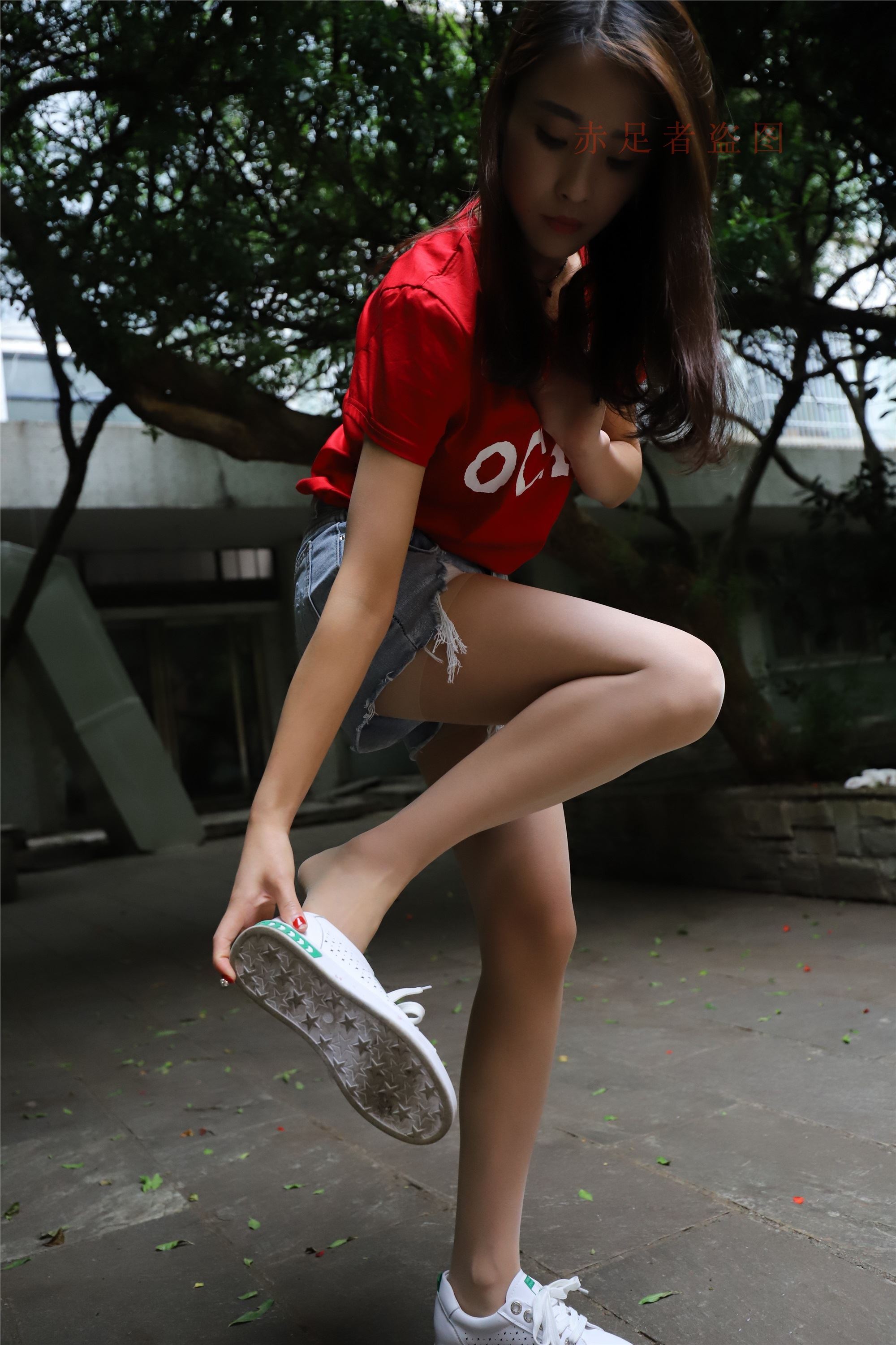 大西瓜套图 2018 6月活动模特1   长si 船袜(两套）1