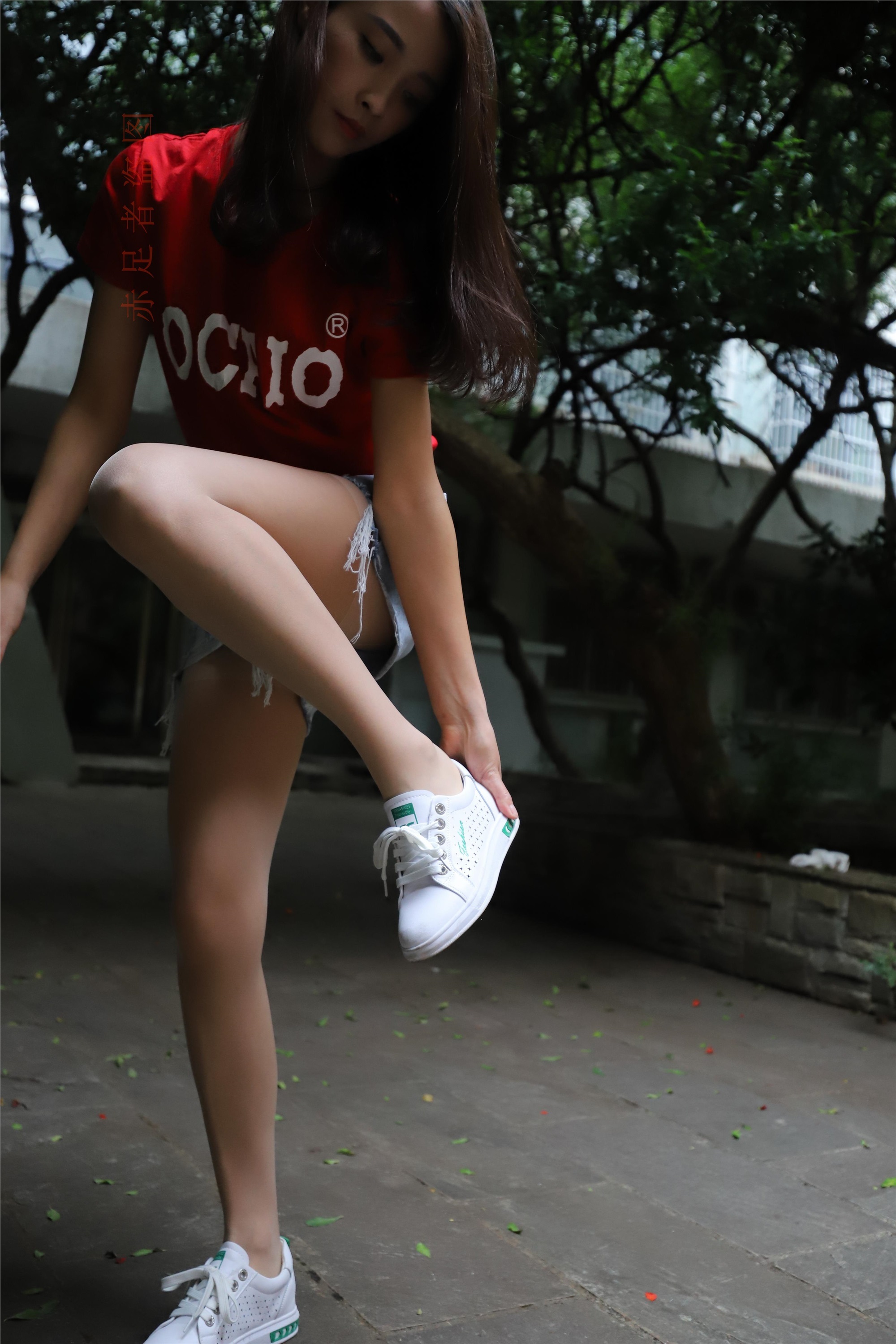 大西瓜套图 2018 6月活动模特1   长si 船袜(两套）1