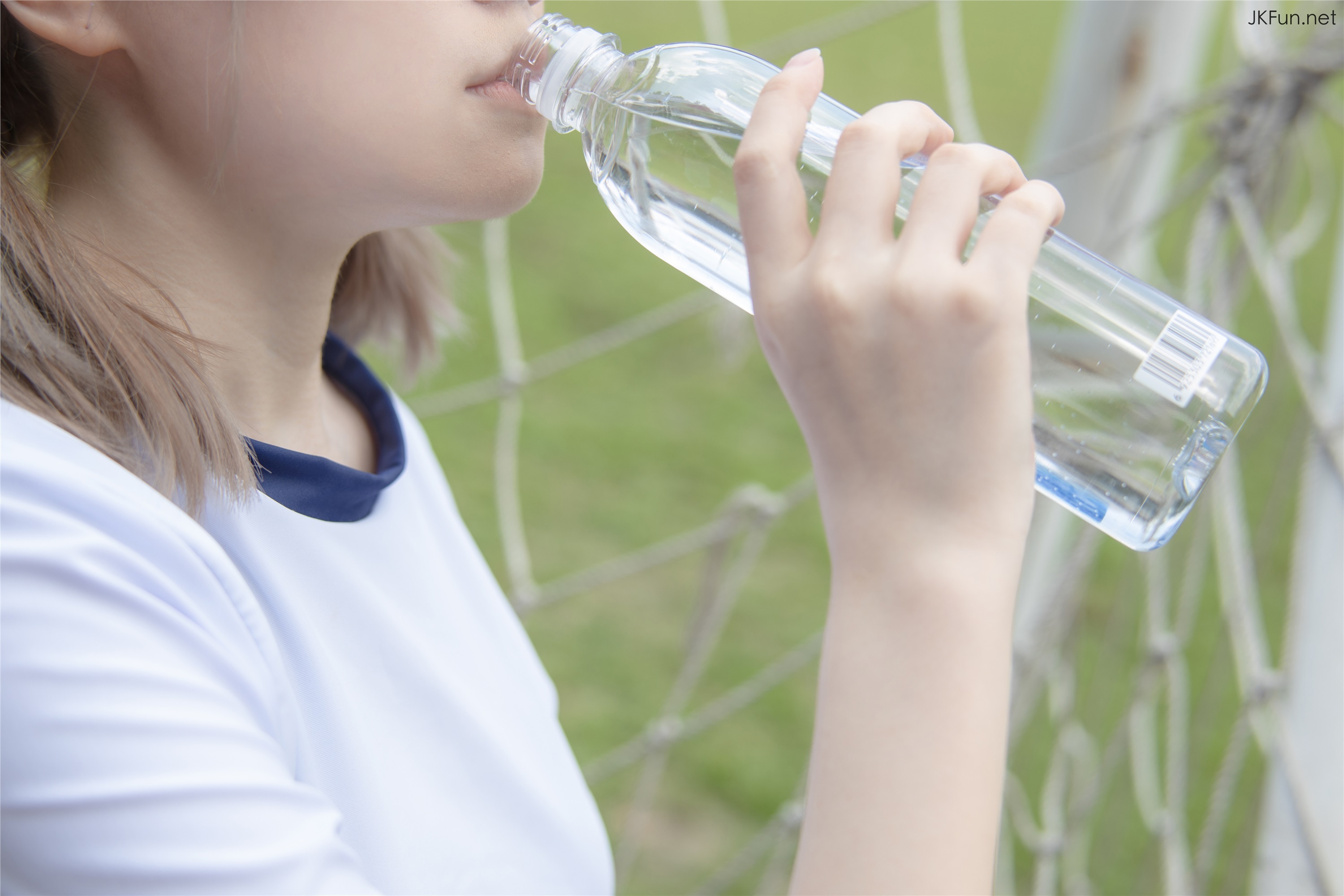 森萝财团萝莉丝足写真 JKFUN-019 80D白丝 外景体操服