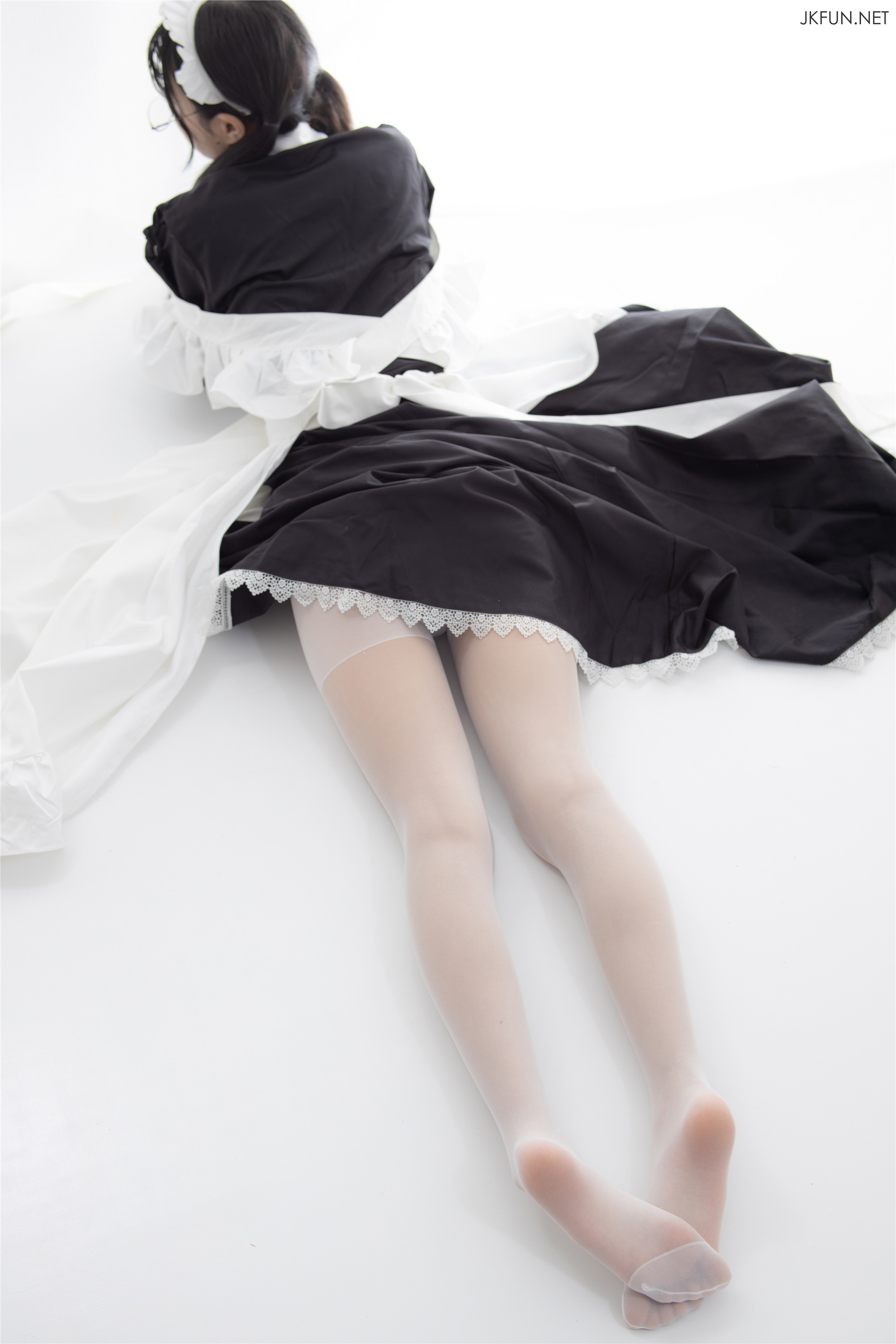 森萝财团萝莉丝足写真 JKFUN-017 15D超薄白丝