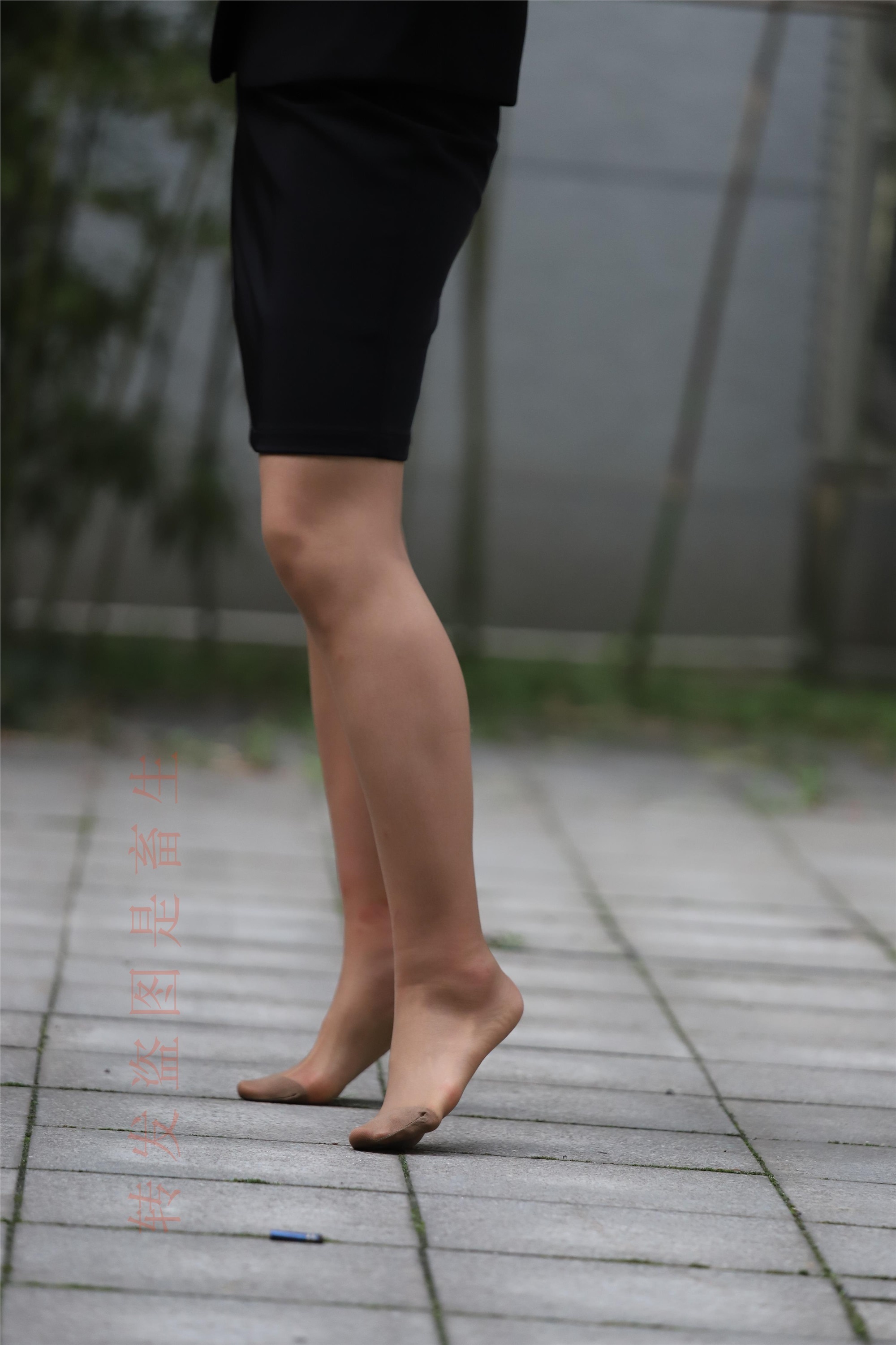 大西瓜套图 2018 4月活动 模特二 职业装薄灰