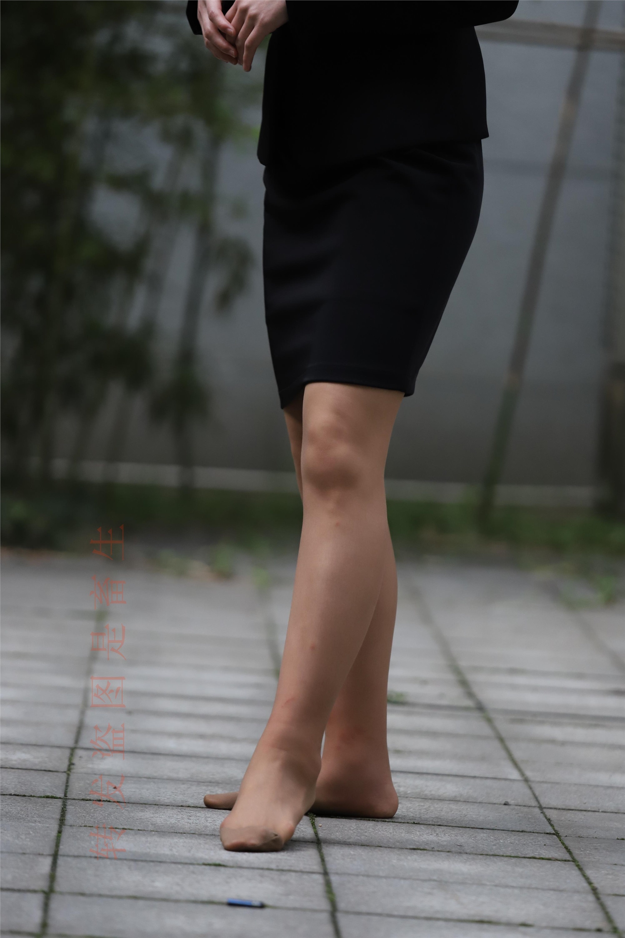 大西瓜套图 2018 4月活动 模特二 职业装薄灰