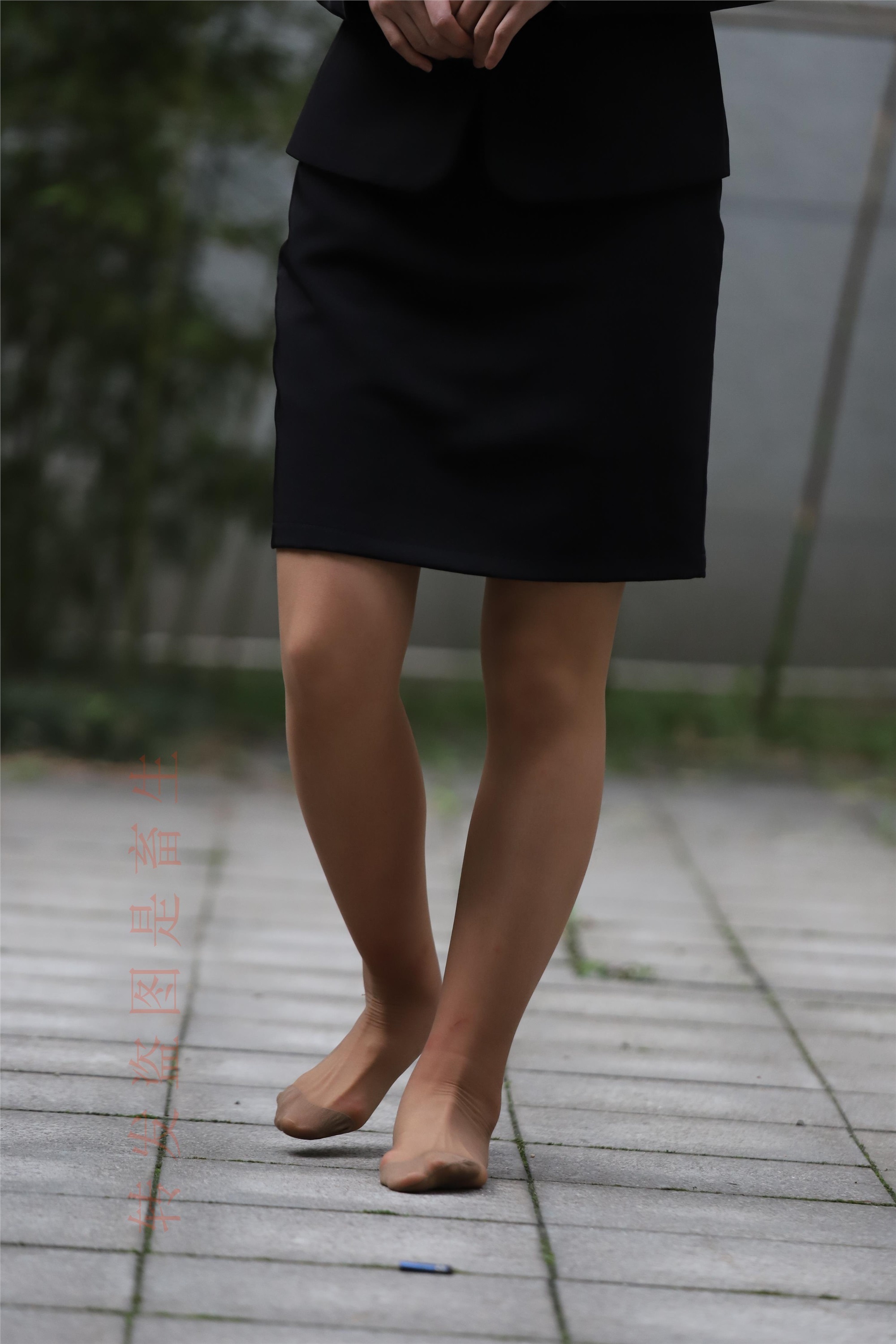 大西瓜套图 2018 4月活动 模特二 职业装薄灰