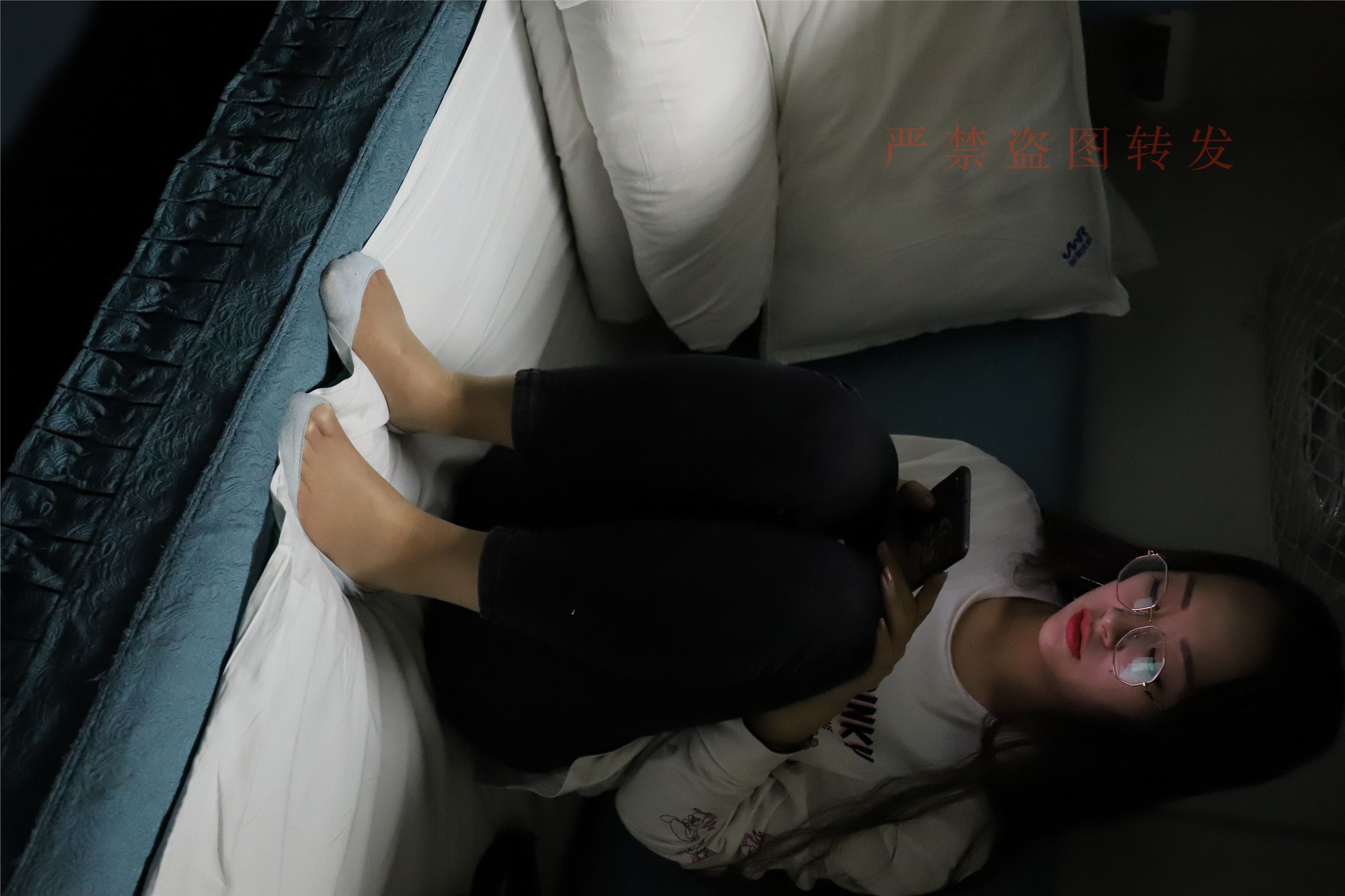 大西瓜套图 2018 5月活动 模特1 船袜1