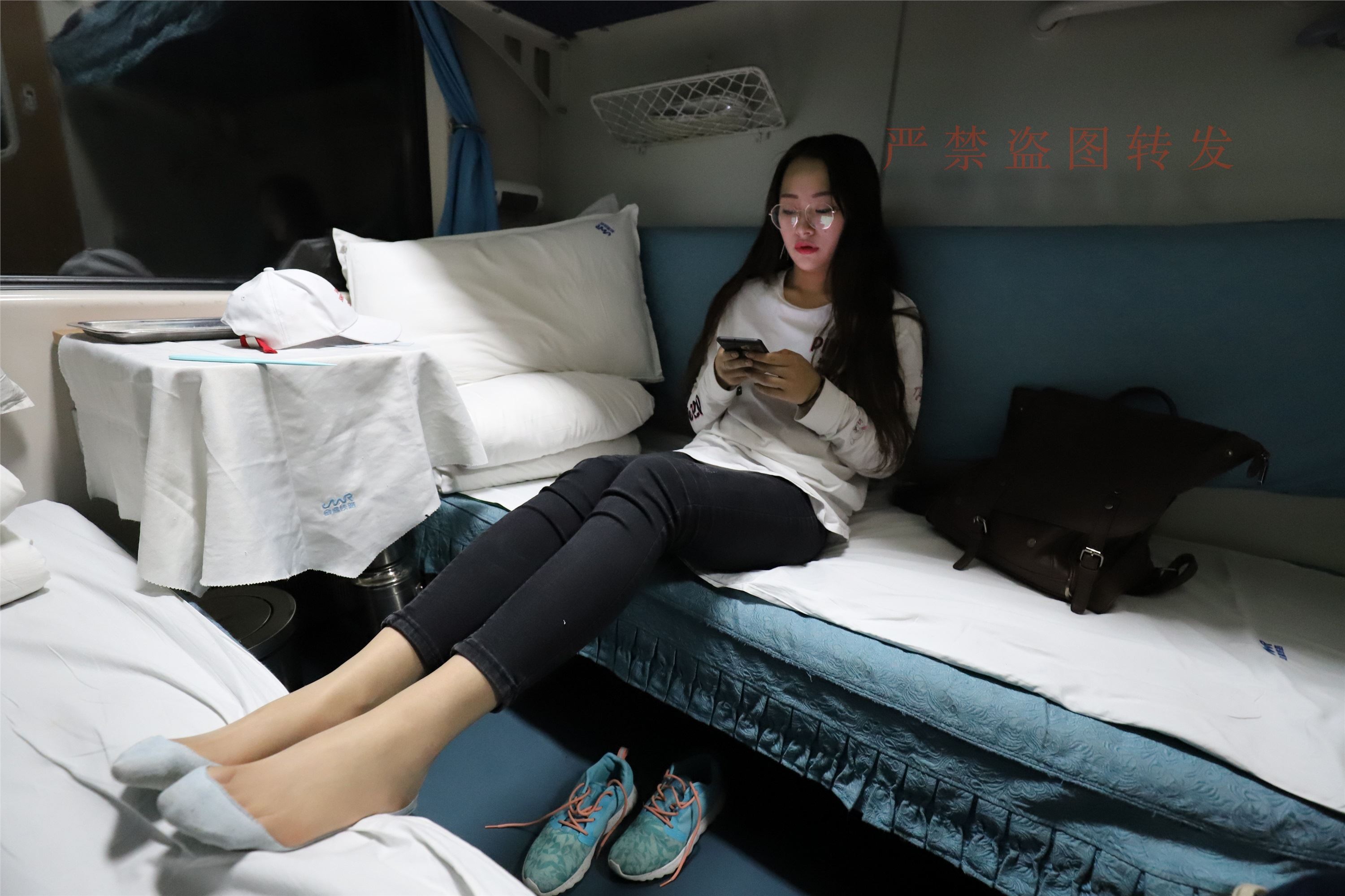 大西瓜套图 2018 5月活动 模特1 船袜1