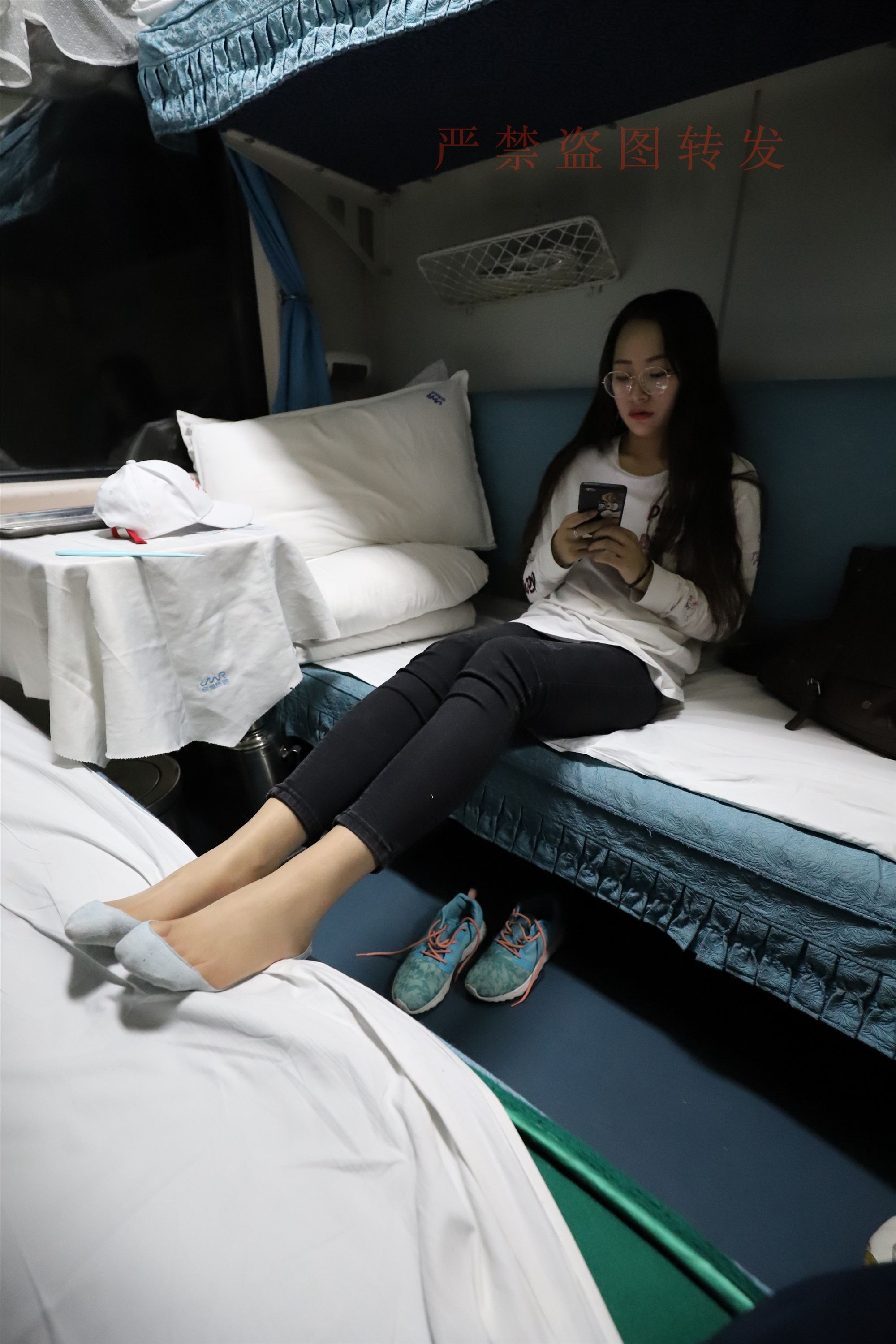 大西瓜套图 2018 5月活动 模特1 船袜1