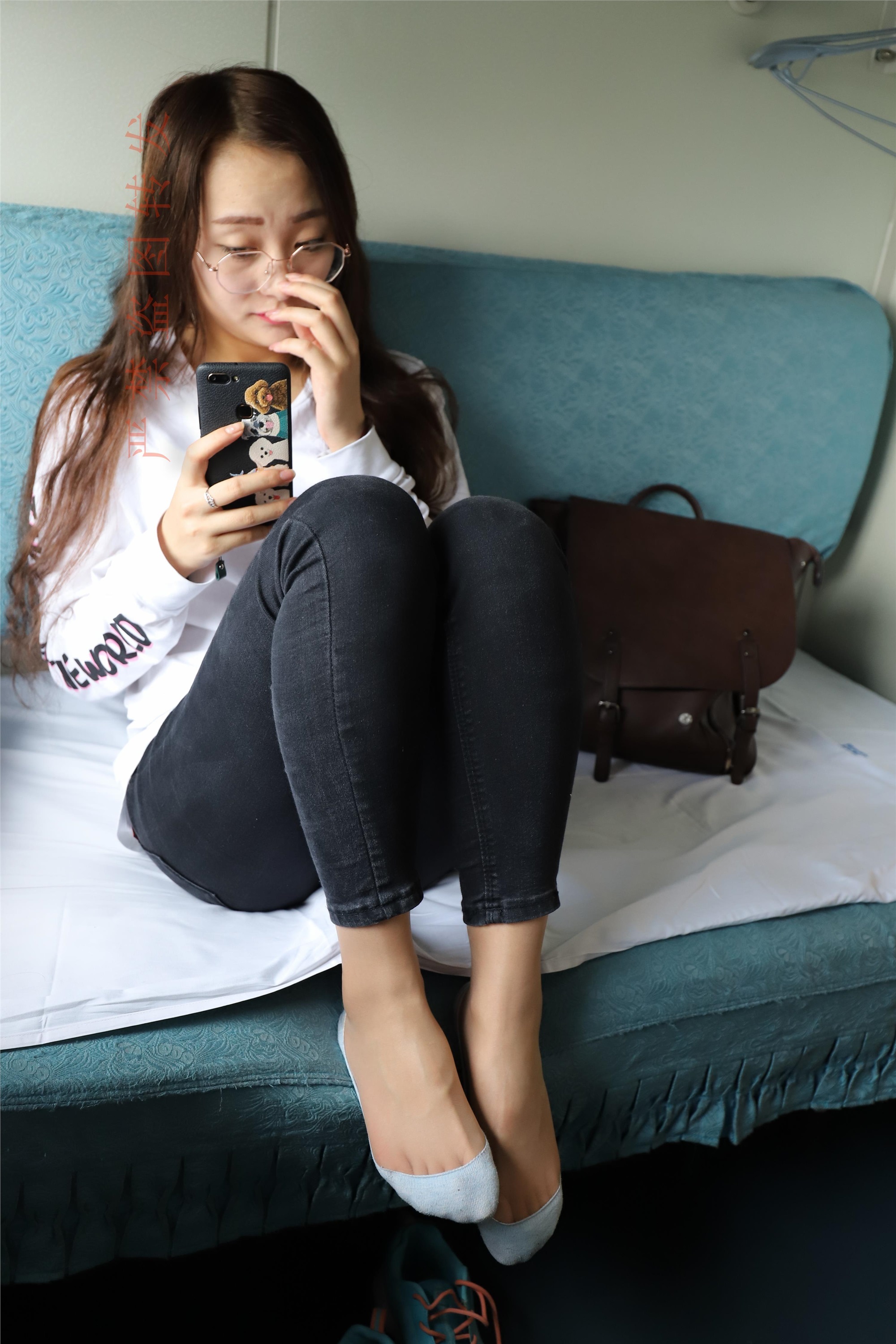 大西瓜套图 2018 5月活动 模特1 船袜1