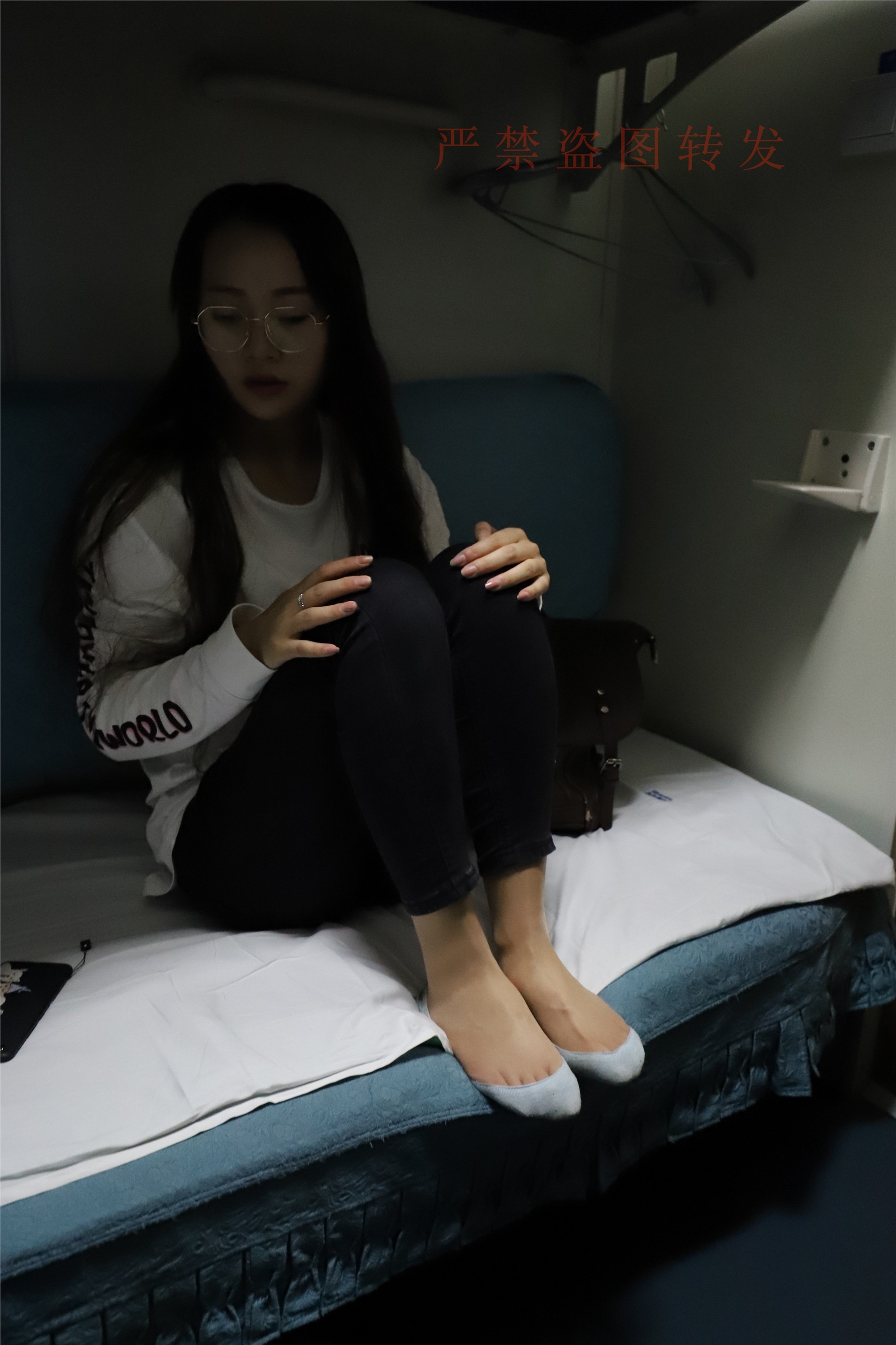 大西瓜套图 2018 5月活动 模特1 船袜1