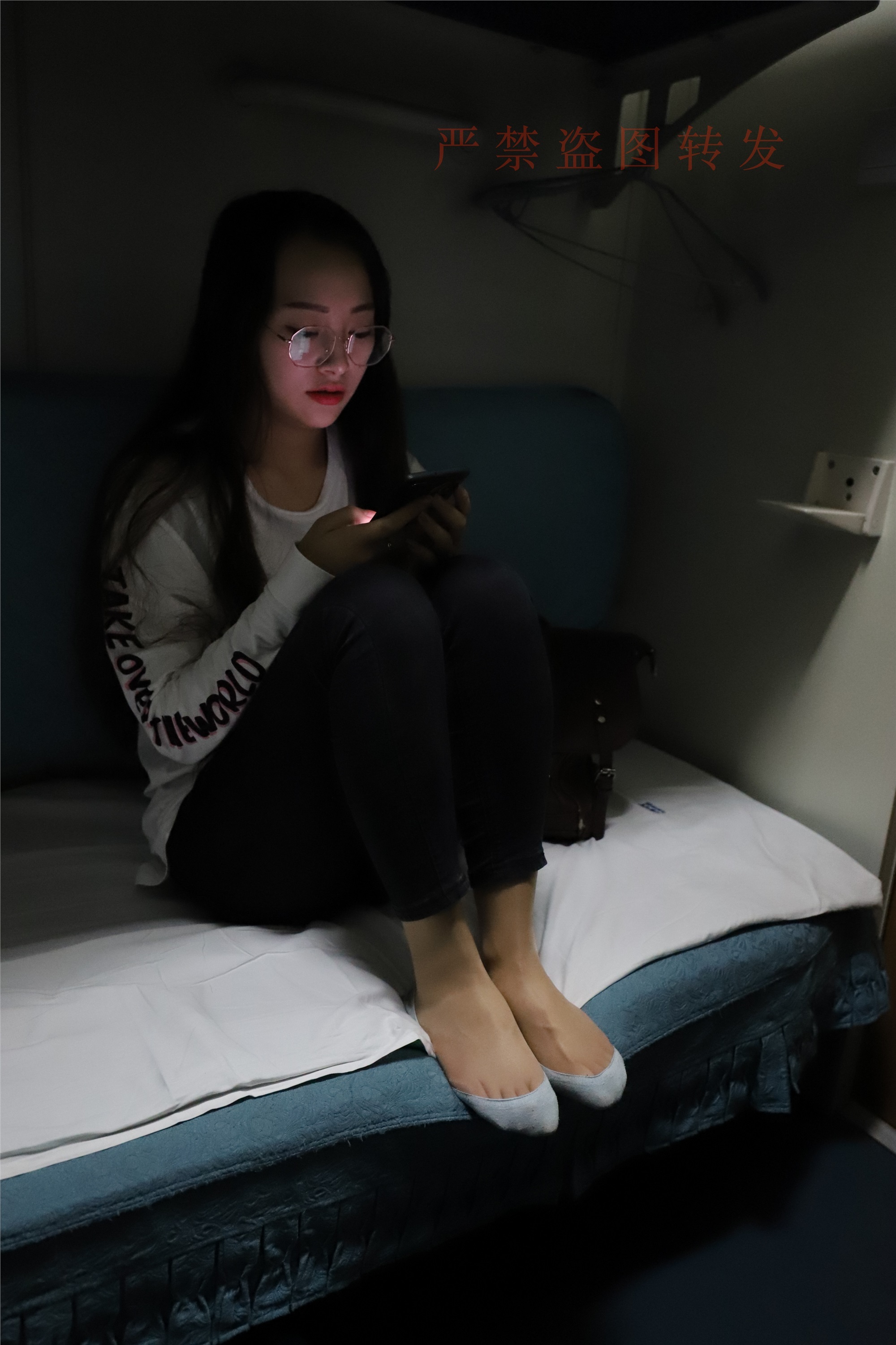 大西瓜套图 2018 5月活动 模特1 船袜1