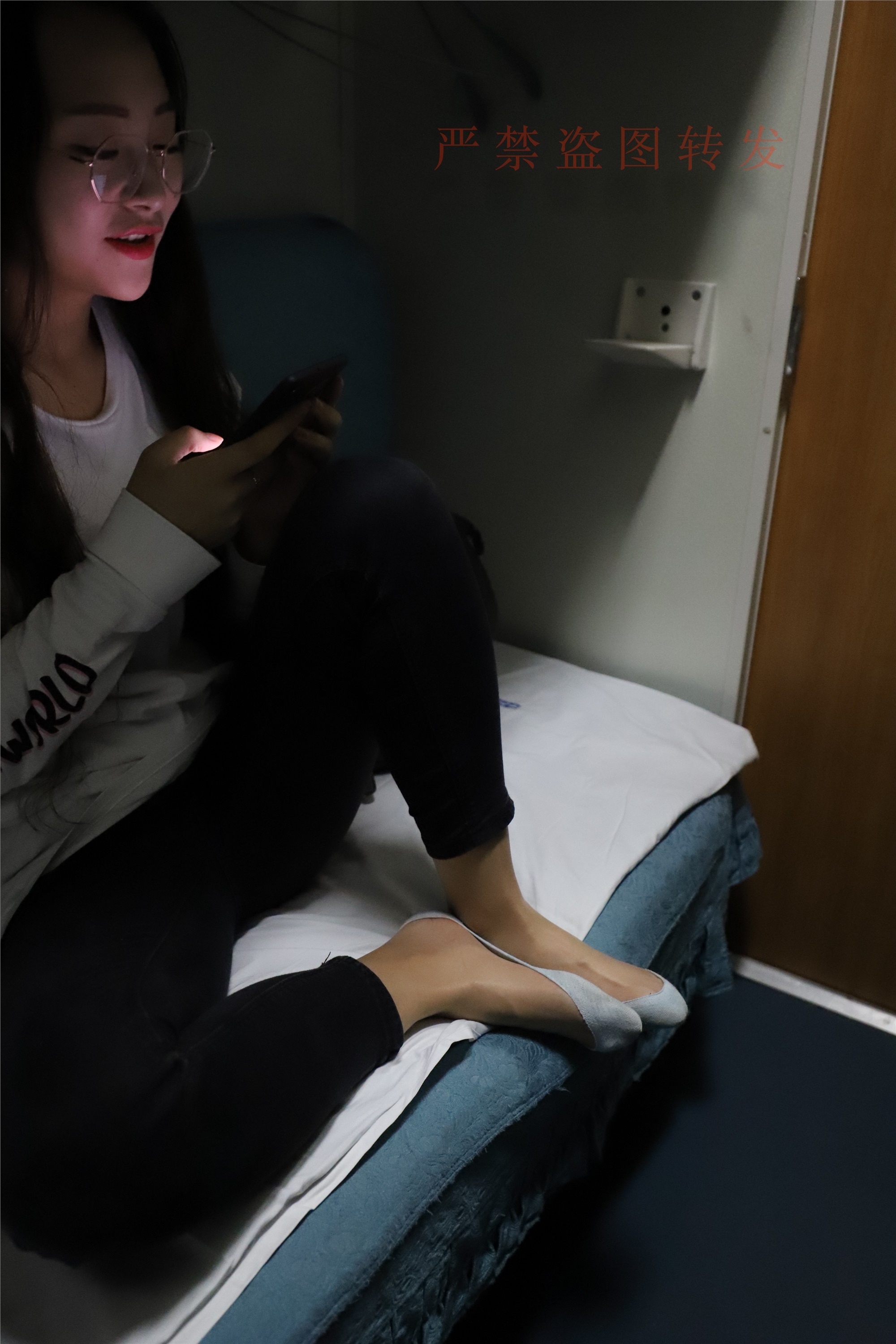 大西瓜套图 2018 5月活动 模特1 船袜1