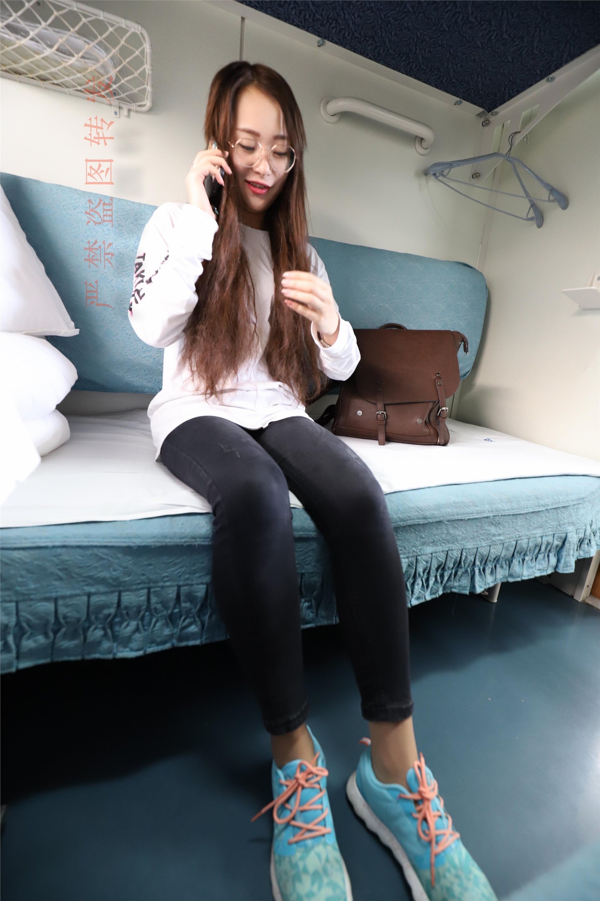 大西瓜套图 2018 5月活动 模特1 船袜1