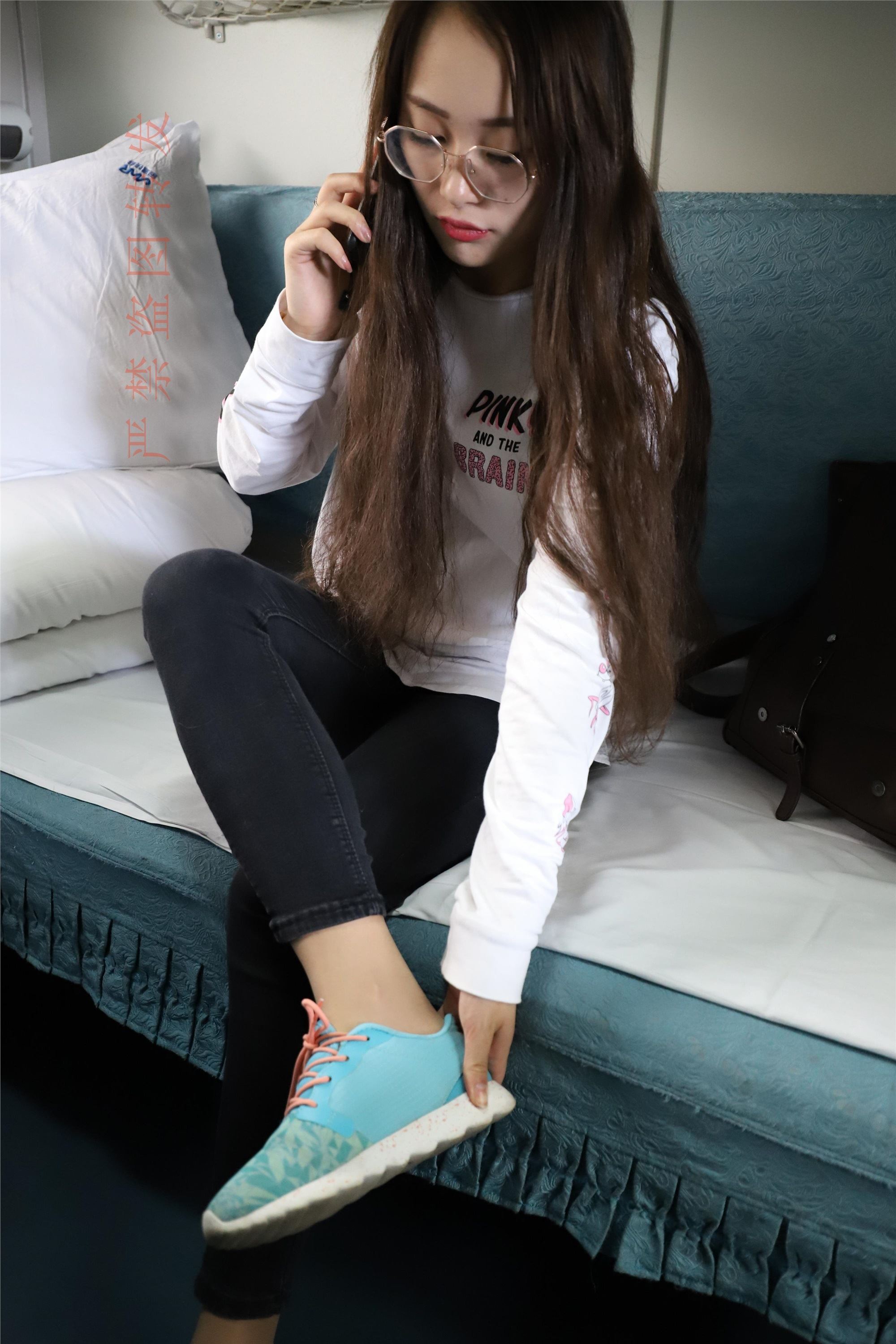 大西瓜套图 2018 5月活动 模特1 船袜1