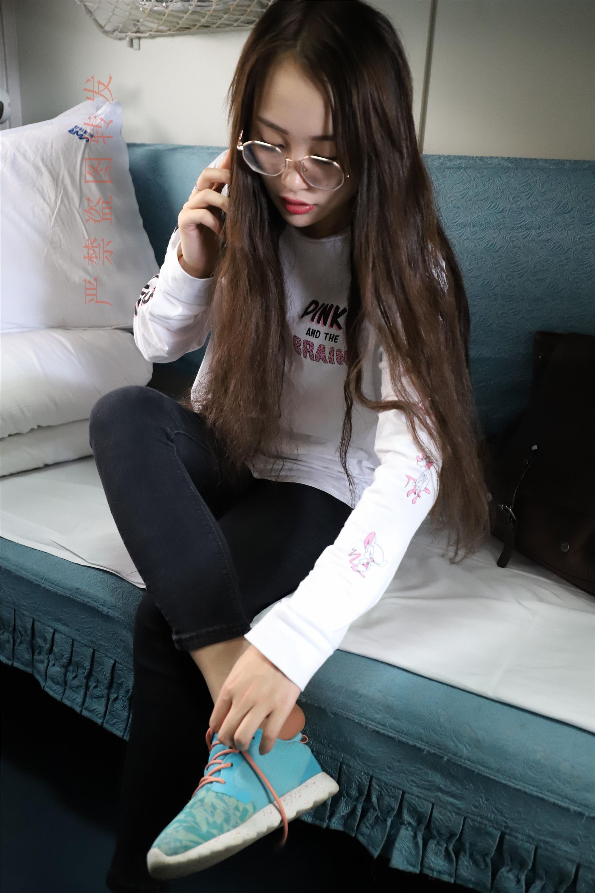 大西瓜套图 2018 5月活动 模特1 船袜1