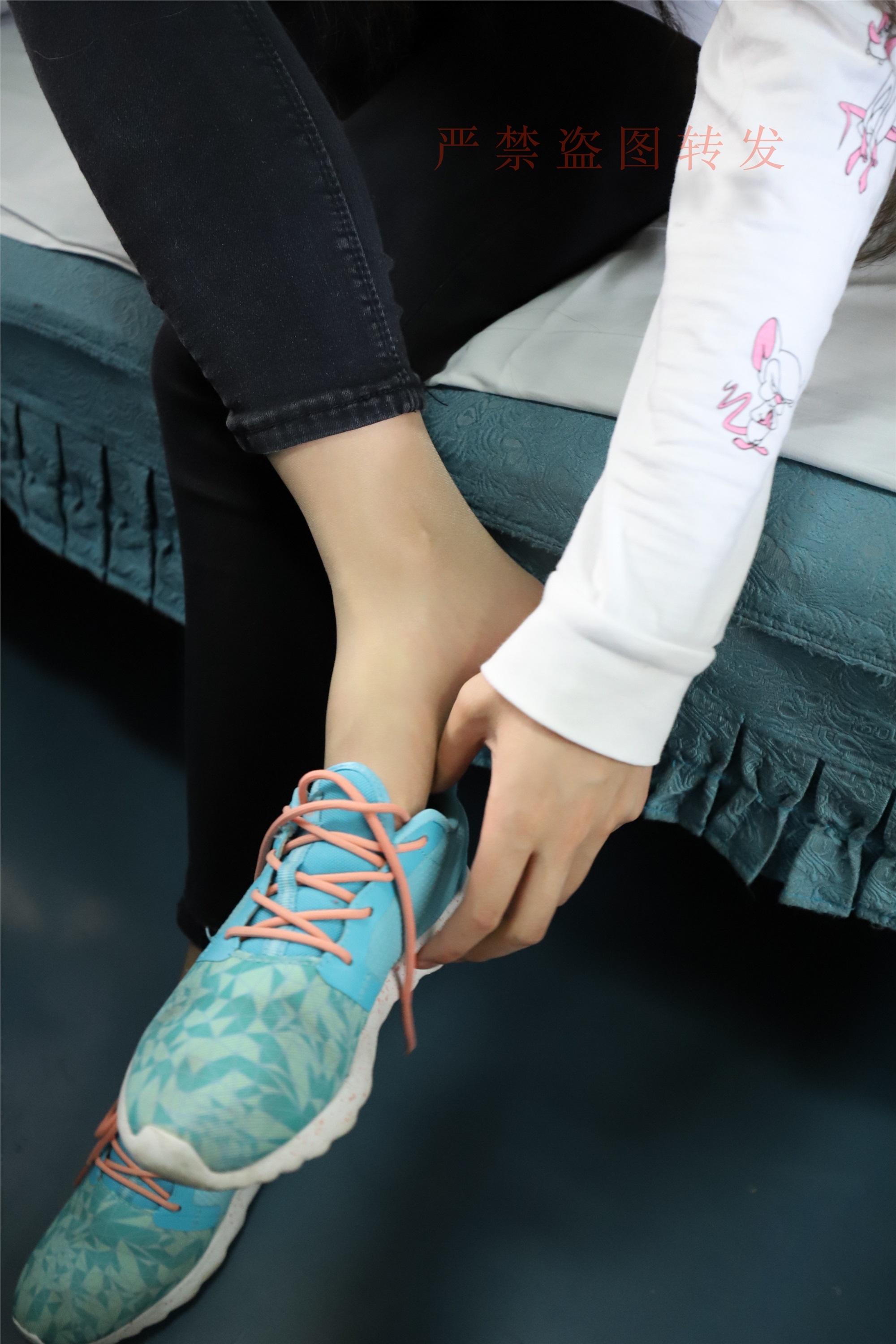 大西瓜套图 2018 5月活动 模特1 船袜1