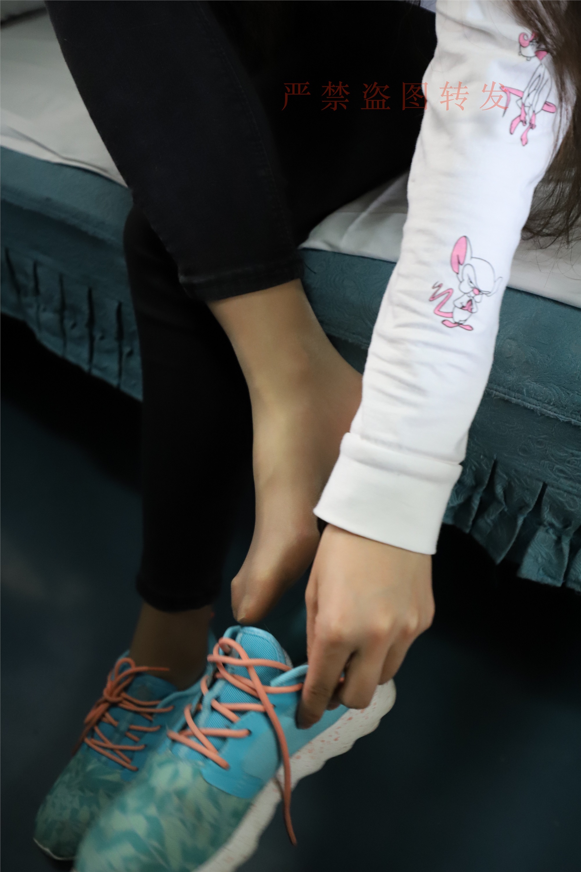 大西瓜套图 2018 5月活动 模特1 船袜1