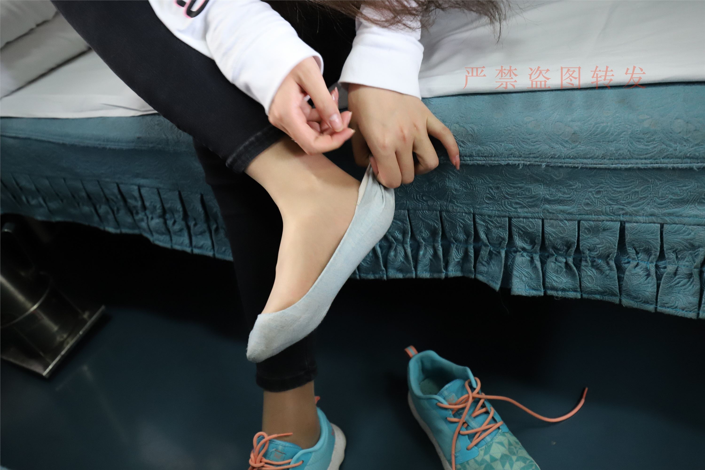 大西瓜套图 2018 5月活动 模特1 船袜1