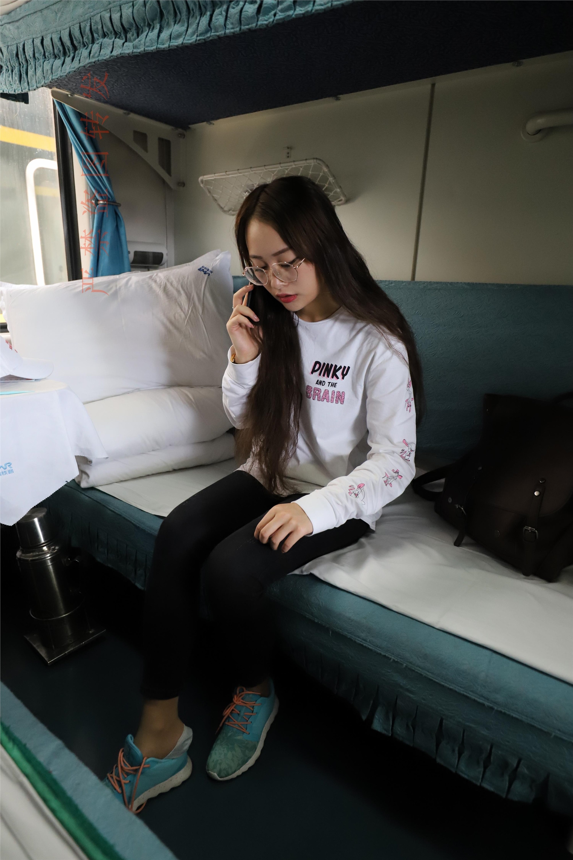 大西瓜套图 2018 5月活动 模特1 船袜1