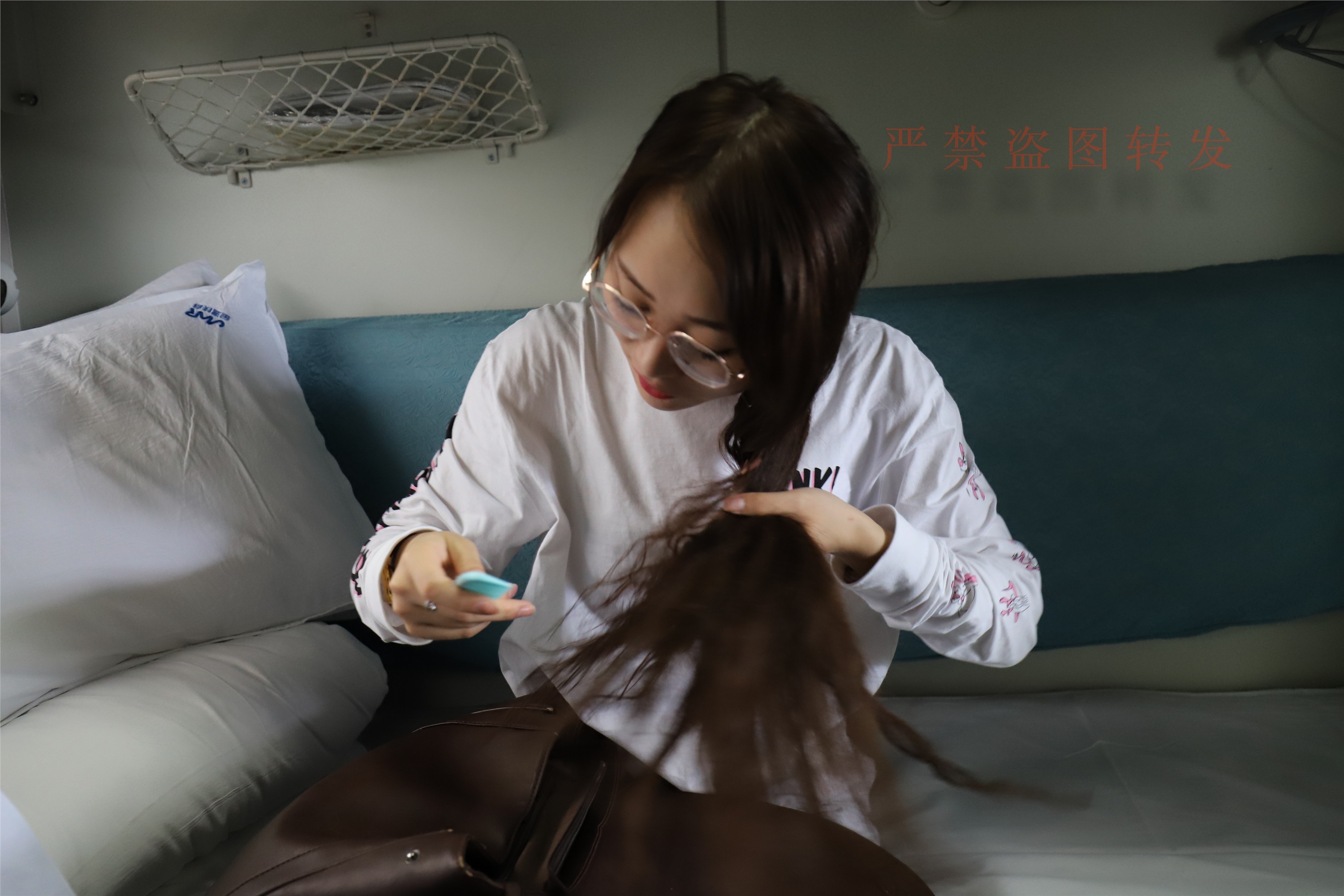 大西瓜套图 2018 5月活动 模特1 船袜1