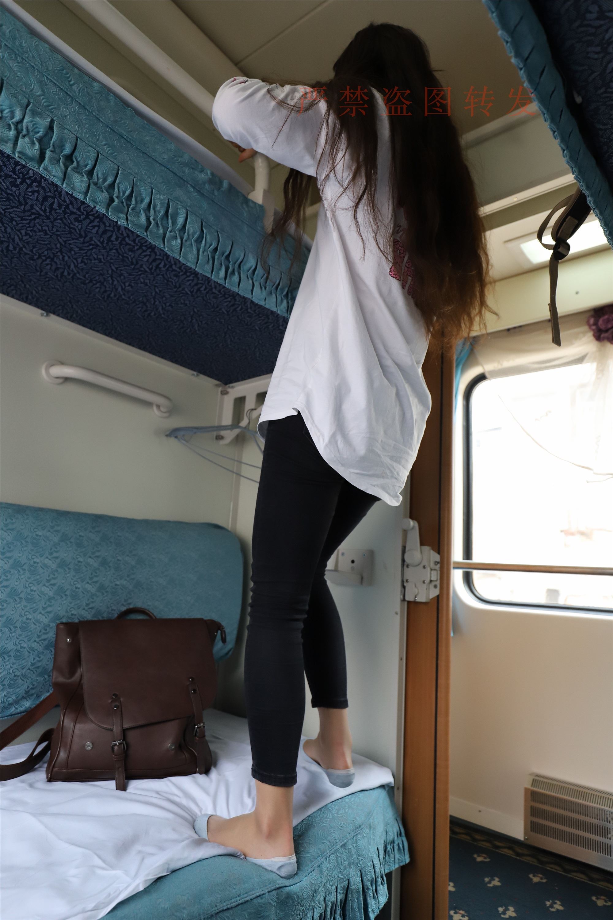 大西瓜套图 2018 5月活动 模特1 船袜1