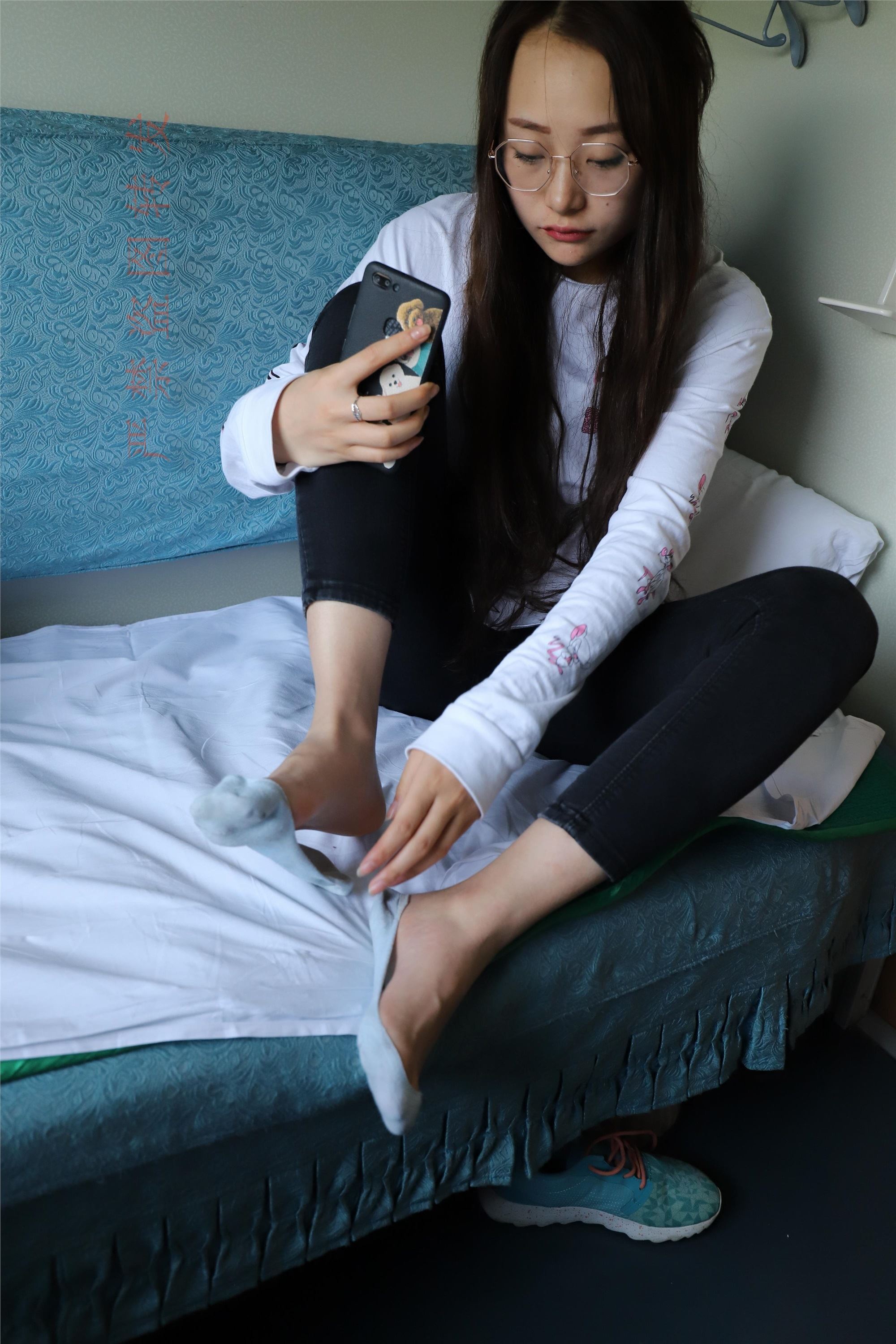 大西瓜套图 2018 5月活动 模特1 船袜2