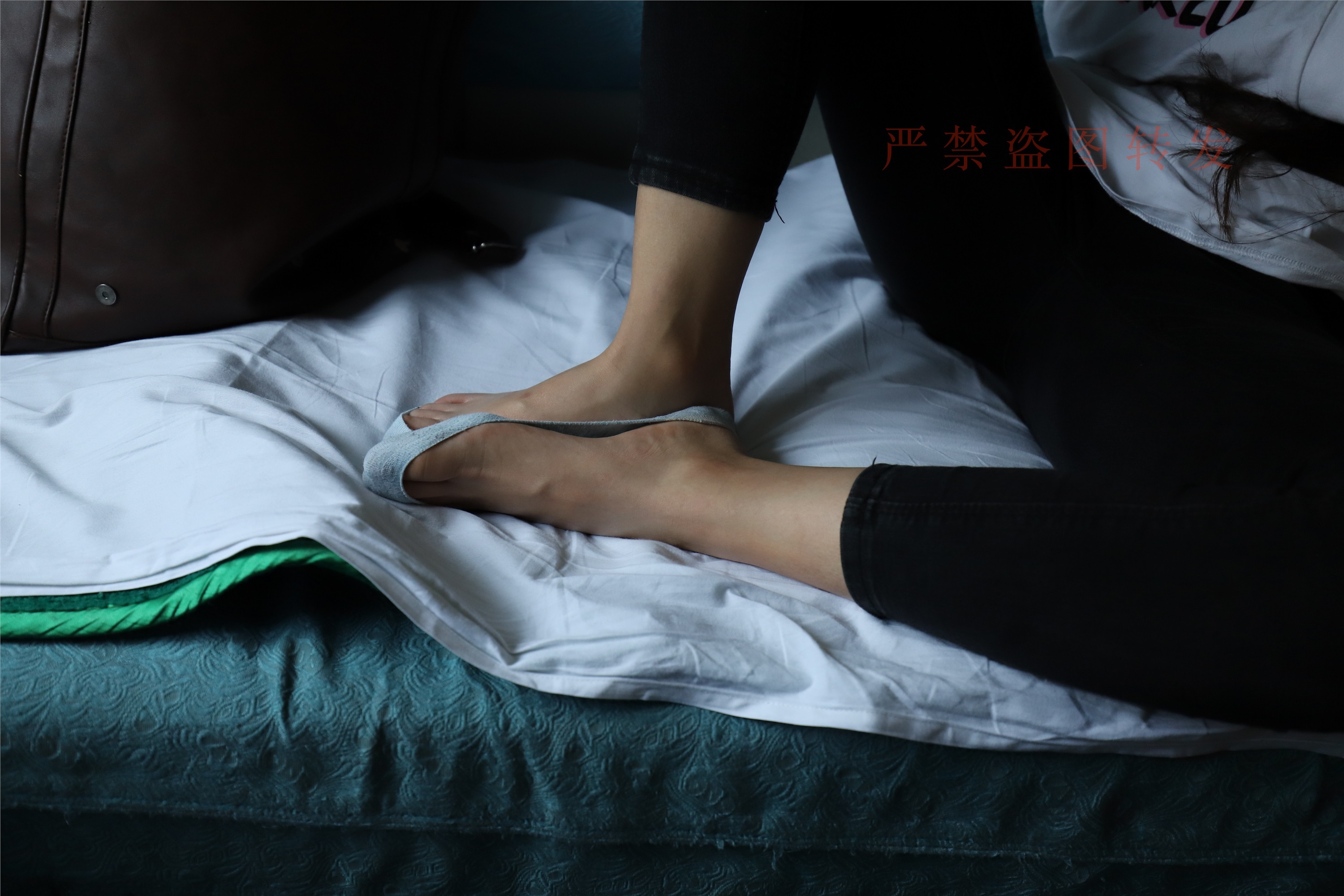 大西瓜套图 2018 5月活动 模特1 船袜2