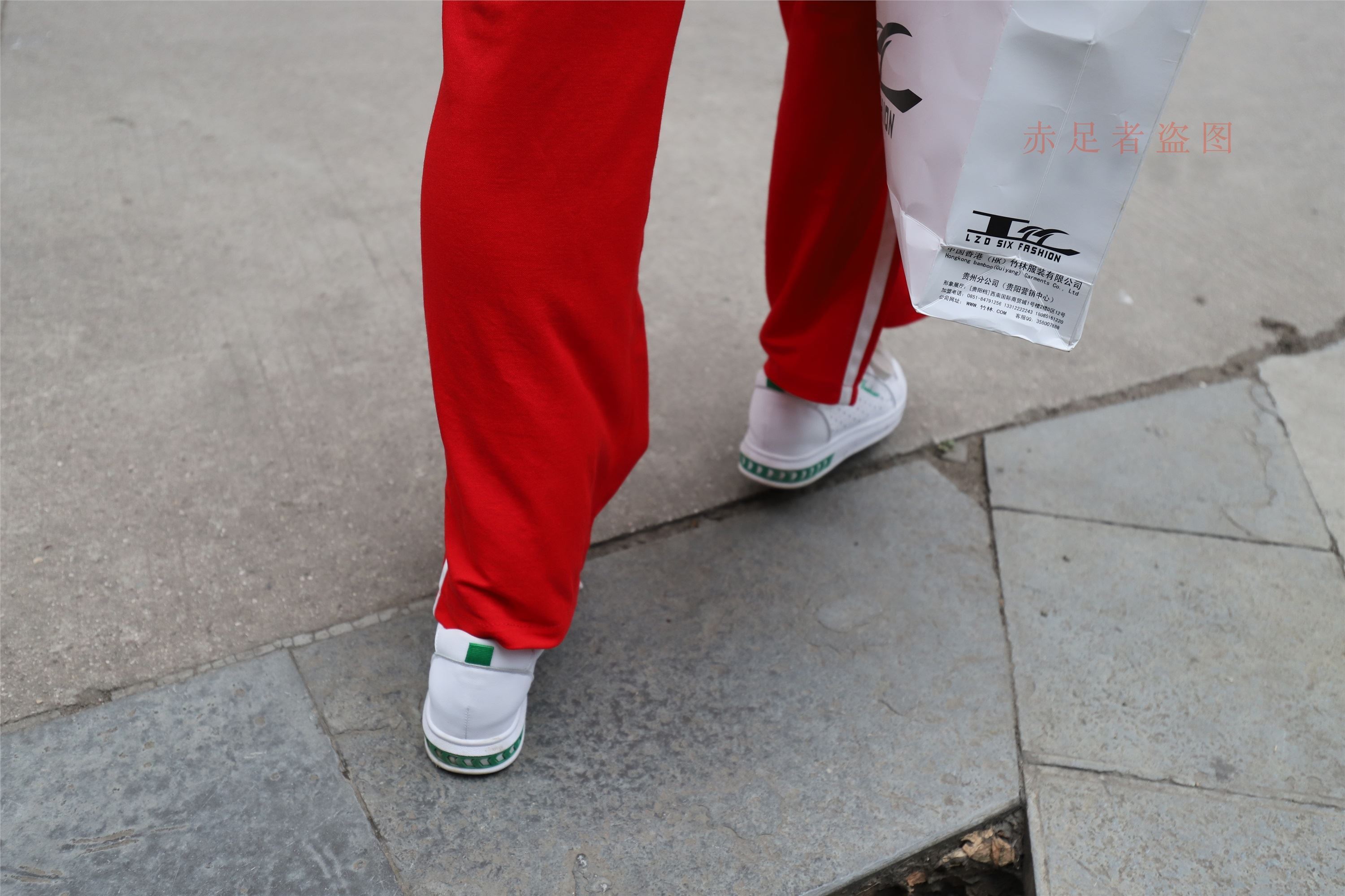 大西瓜套图 2018 6月活动模特1   纯船袜