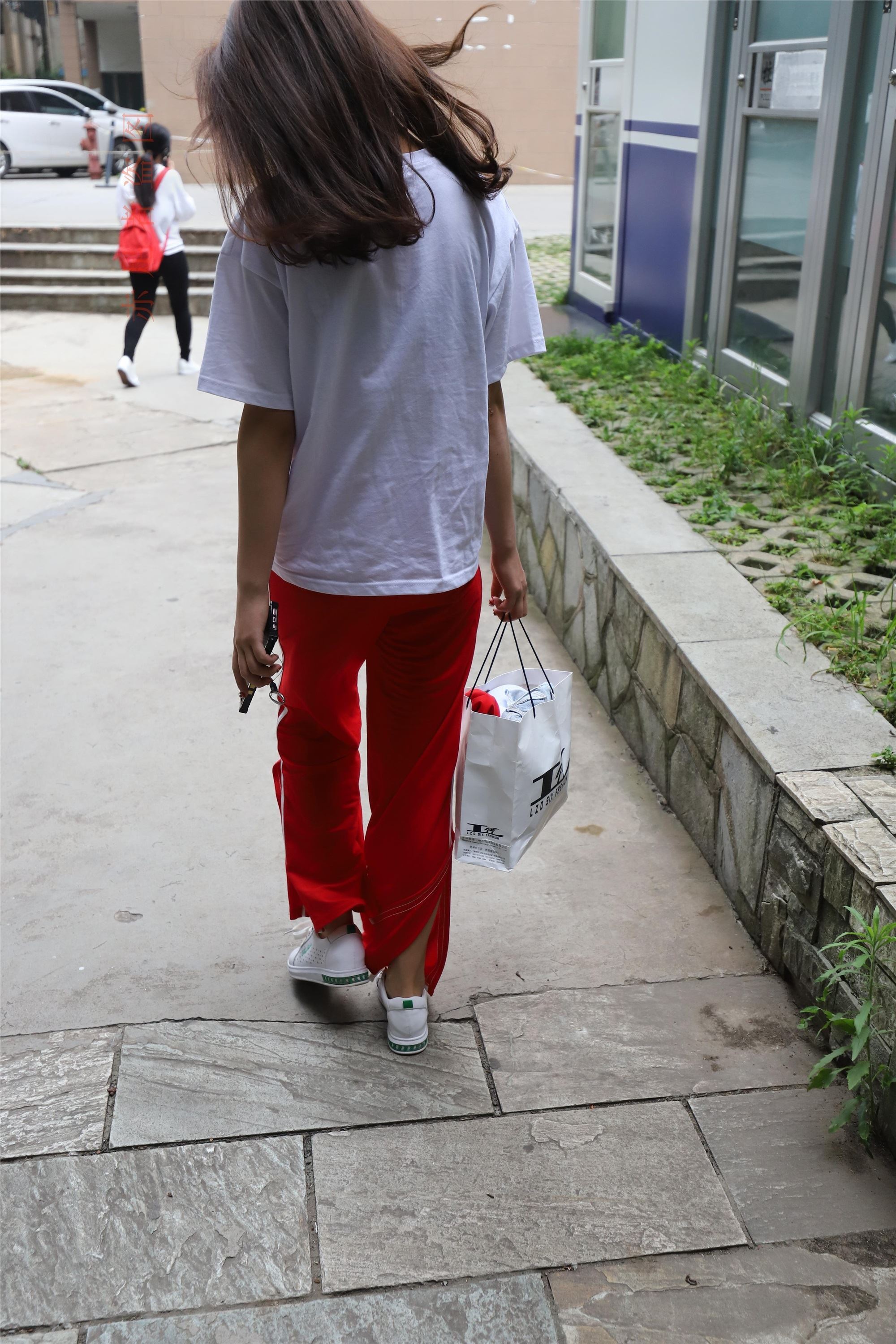 大西瓜套图 2018 6月活动模特1   纯船袜