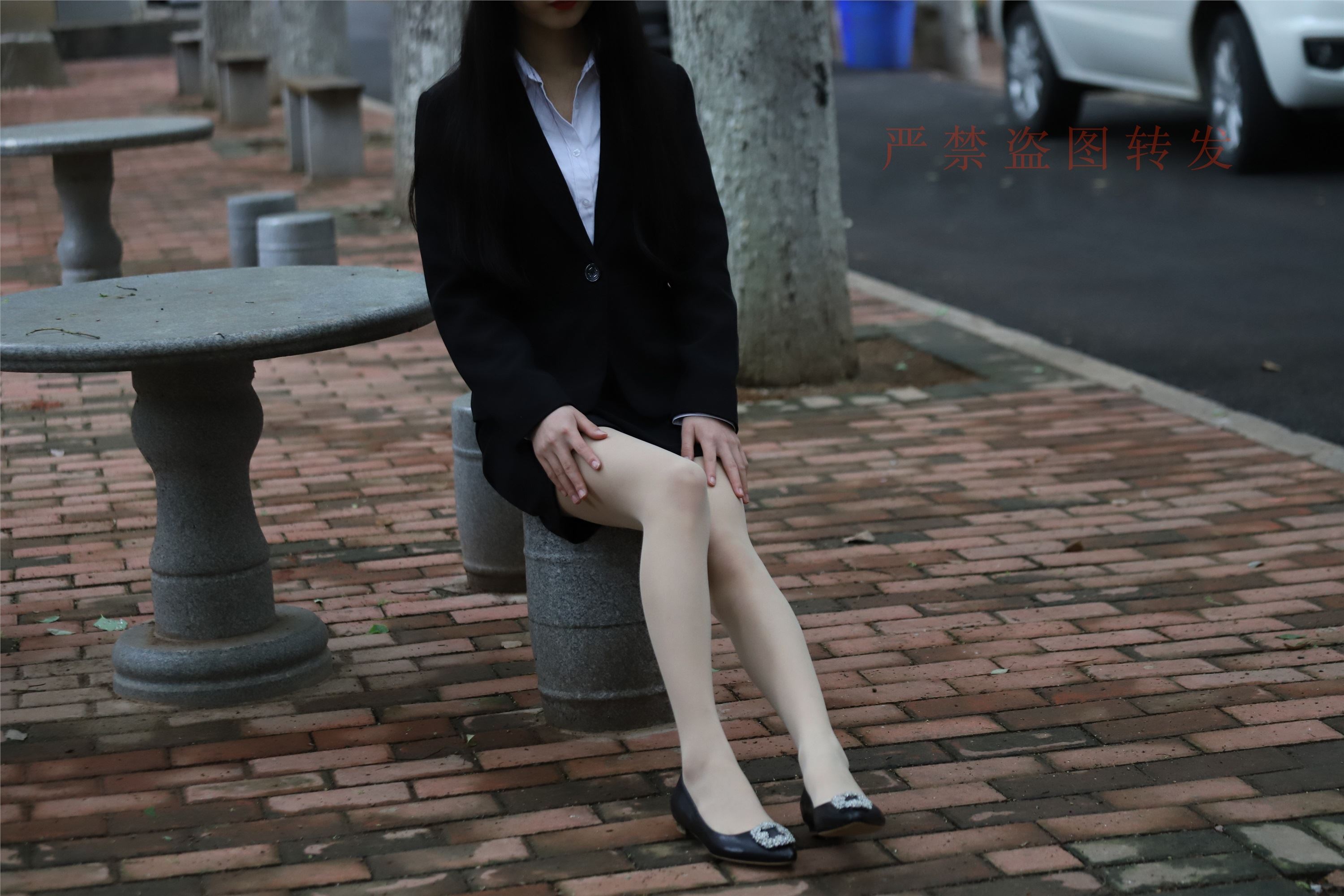 大西瓜套图 2018 4月活动 模特一 制服包裙1