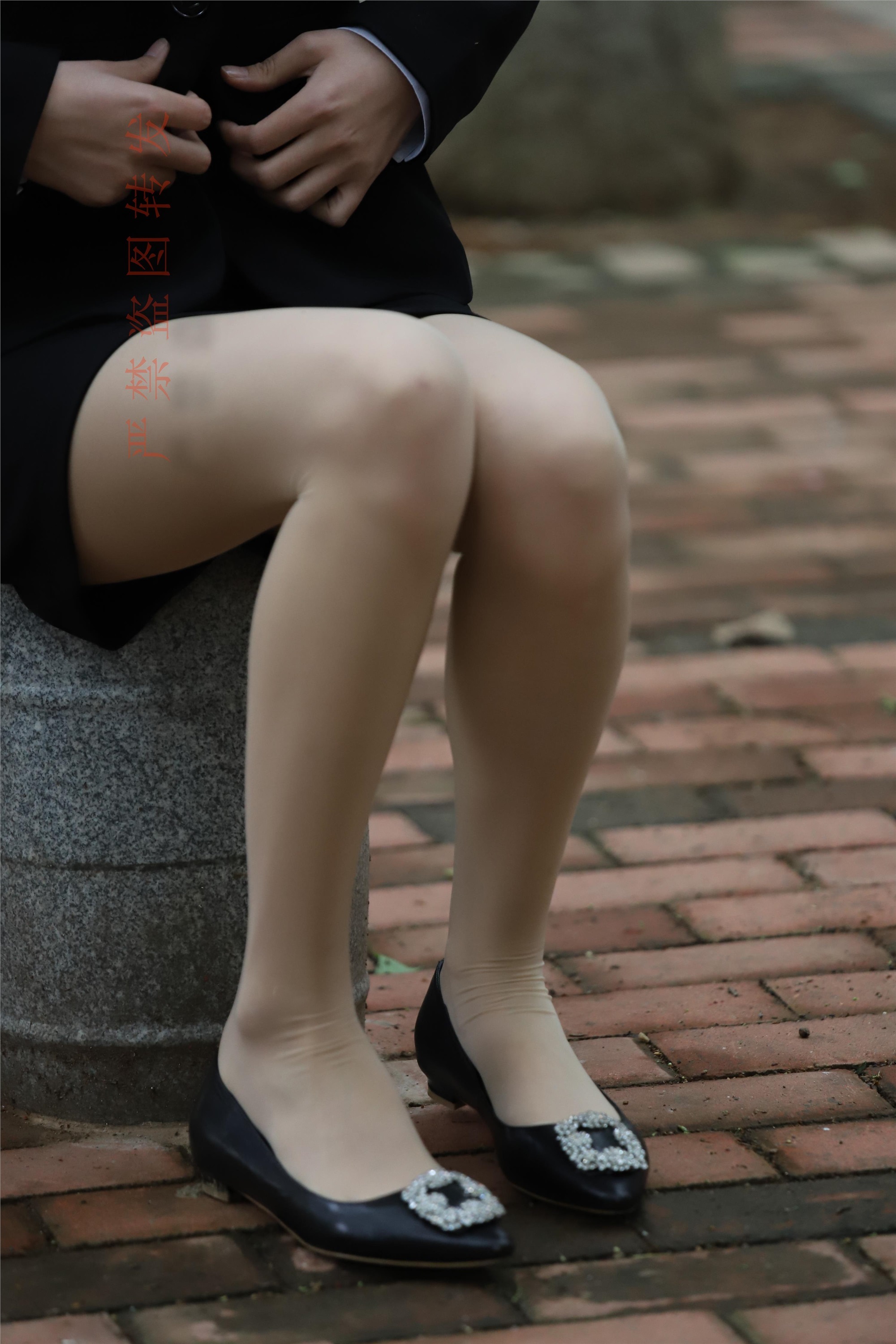 大西瓜套图 2018 4月活动 模特一 制服包裙1