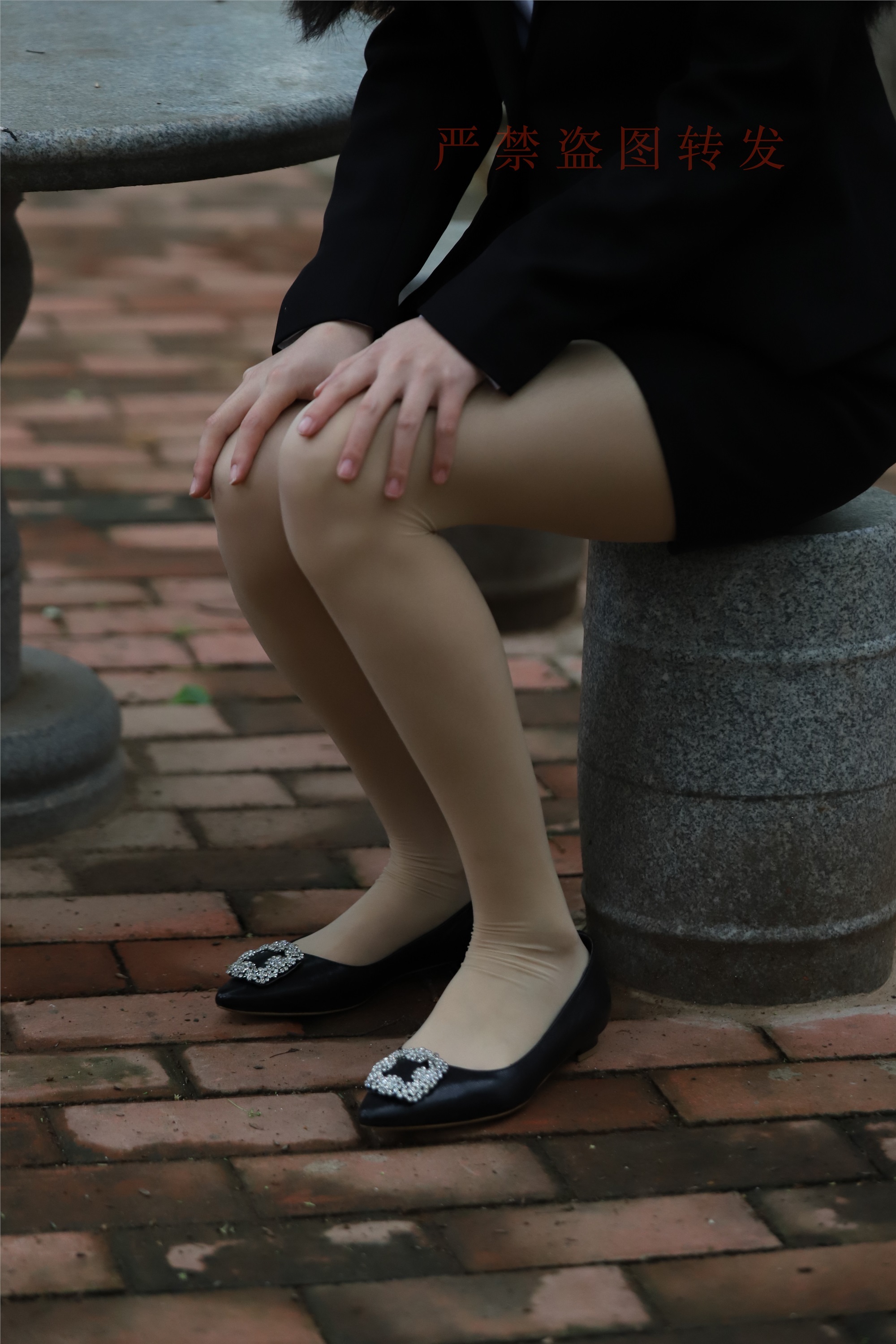 大西瓜套图 2018 4月活动 模特一 制服包裙1