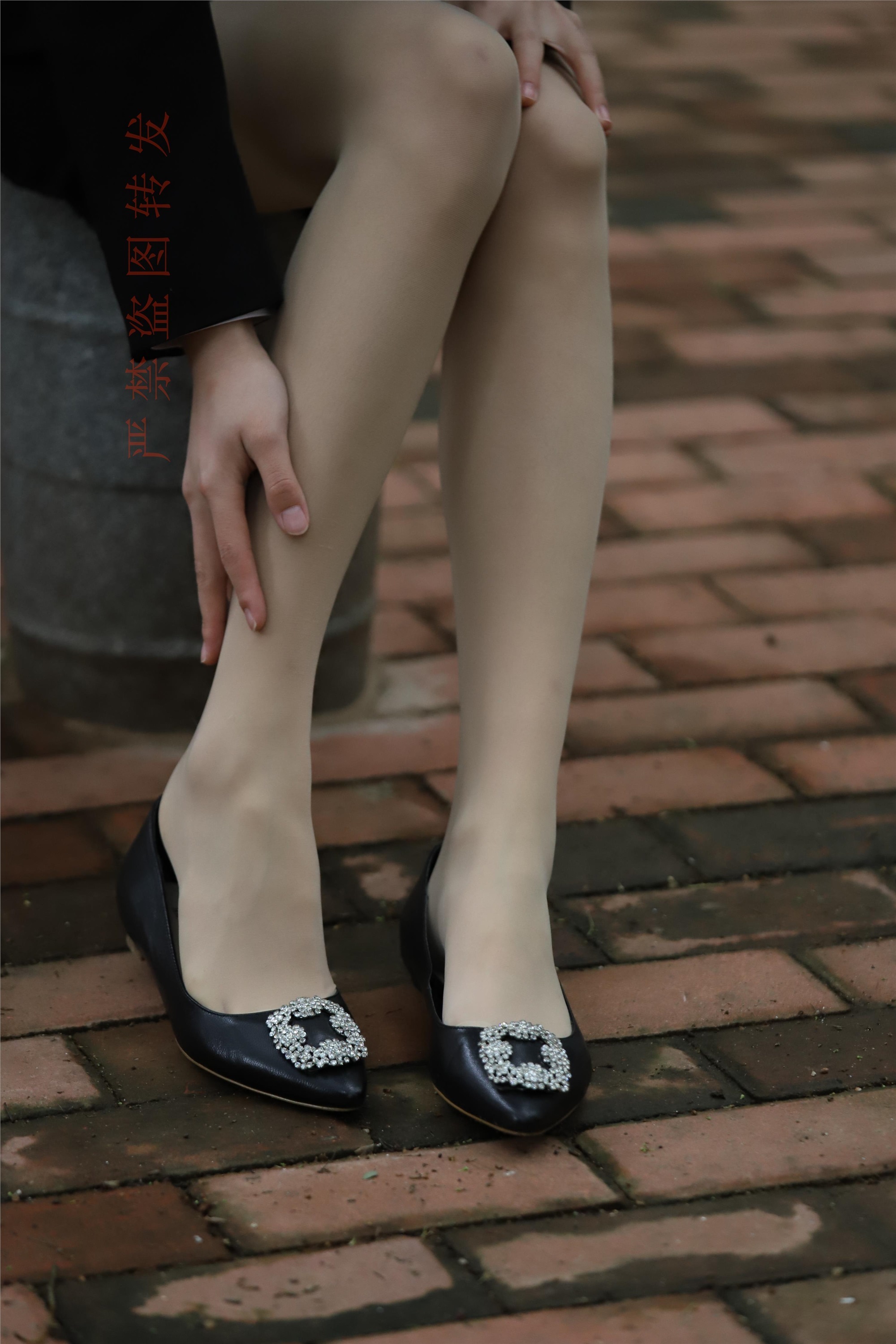 大西瓜套图 2018 4月活动 模特一 制服包裙1