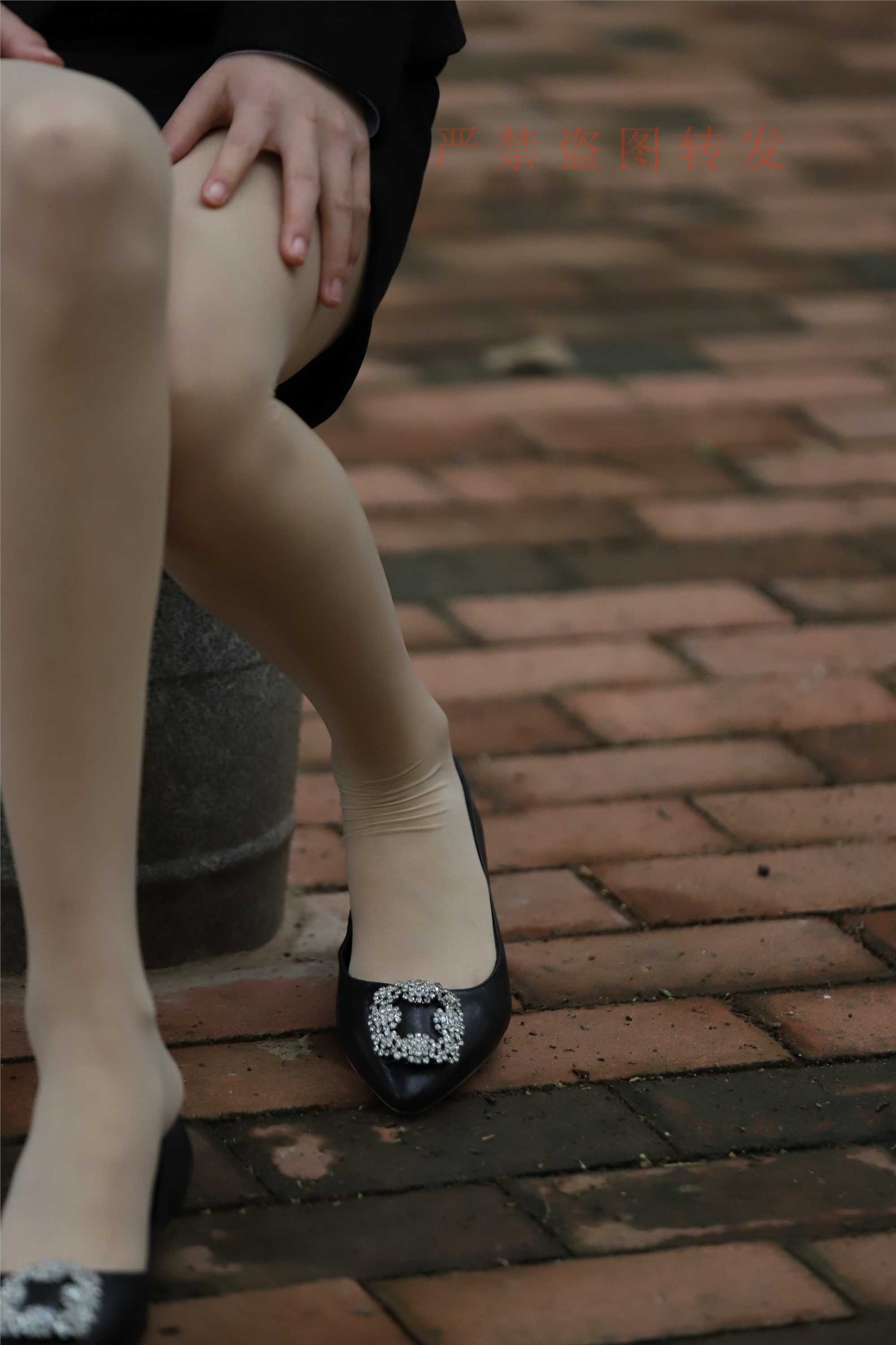 大西瓜套图 2018 4月活动 模特一 制服包裙1