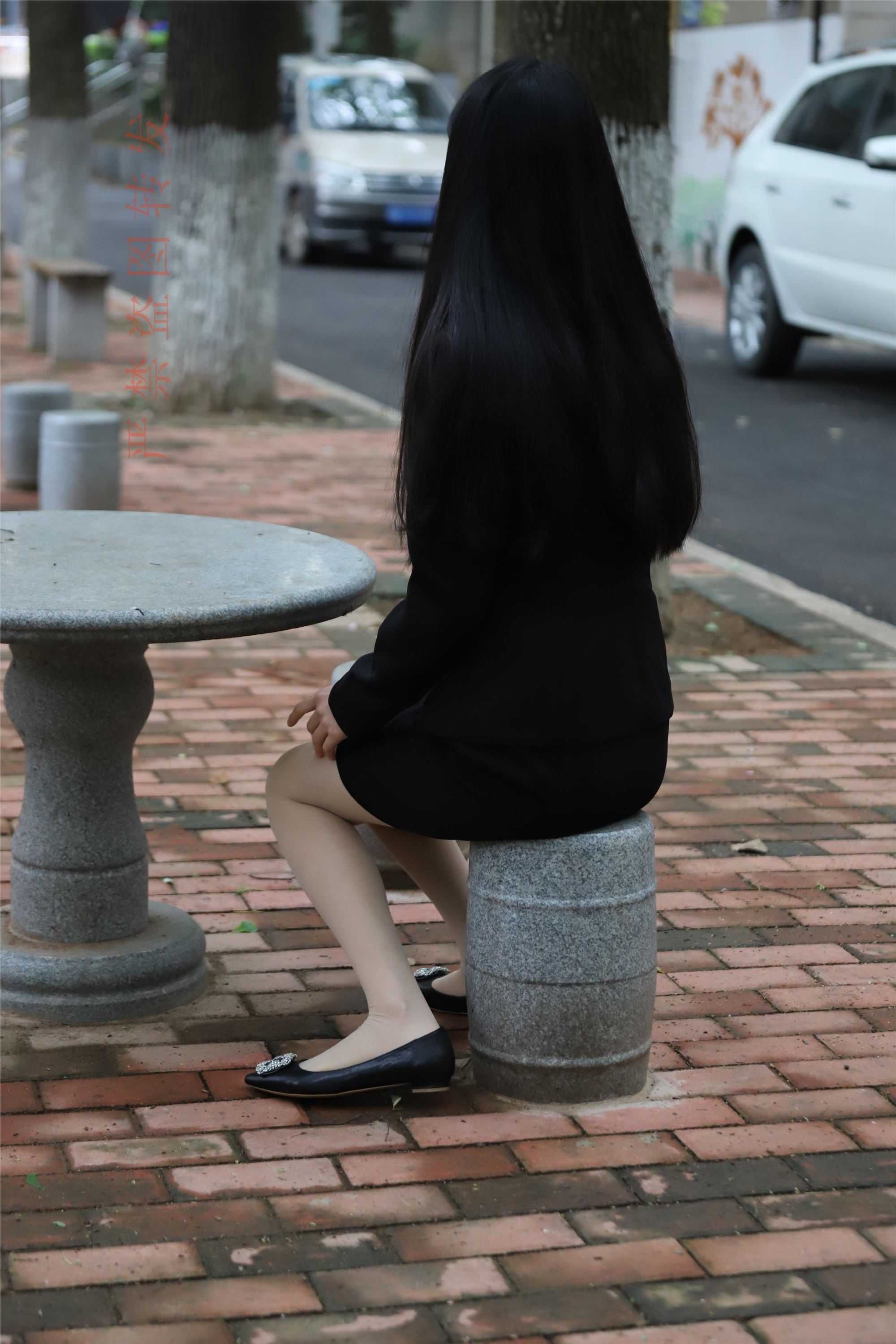 大西瓜套图 2018 4月活动 模特一 制服包裙1